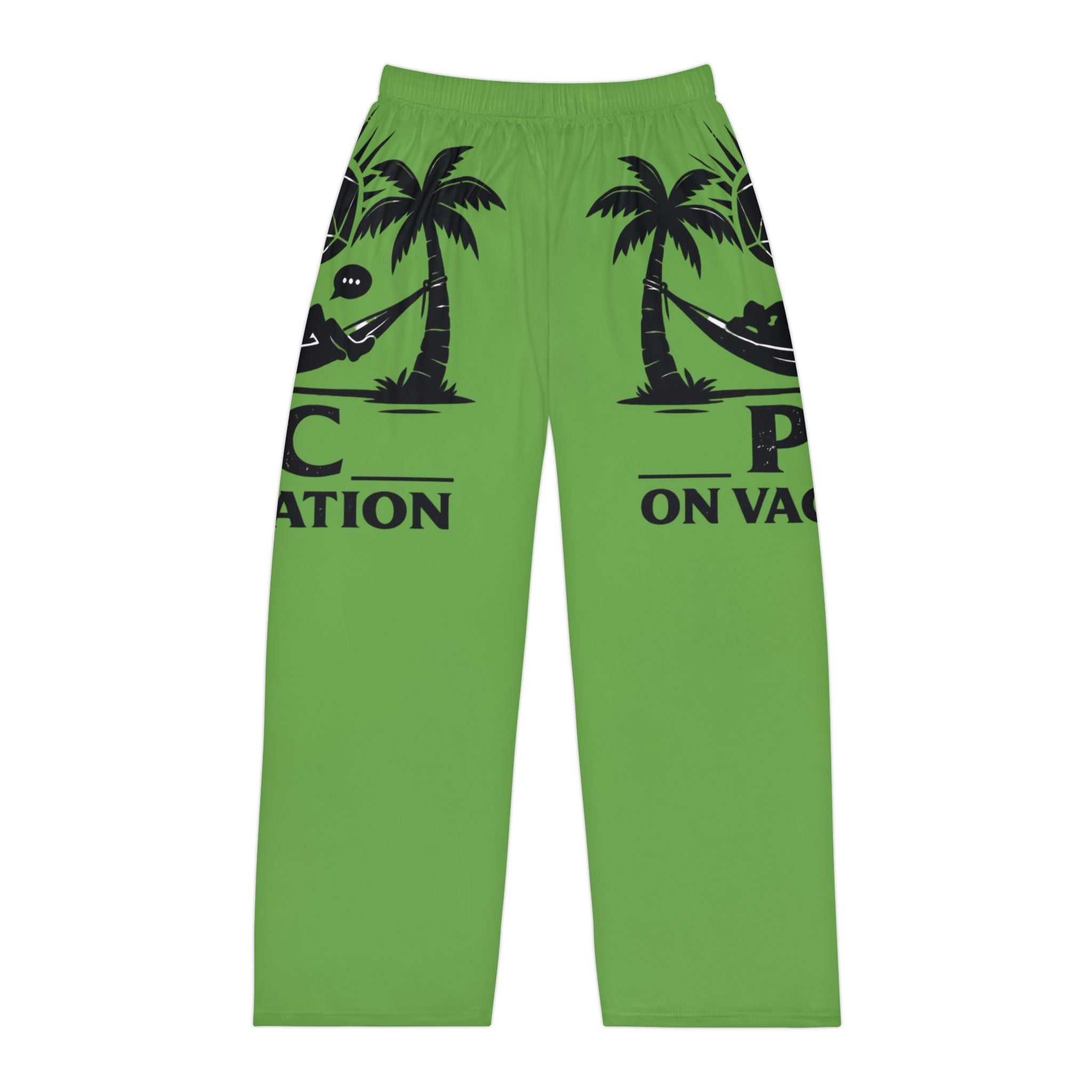 Pacific Vacation Pajama Pants | Palm Tree Hammock All-Over Print