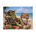 Beach Goblin Jigsaw Puzzle with Tin — "You Got This" Motivational Puzzle Gift