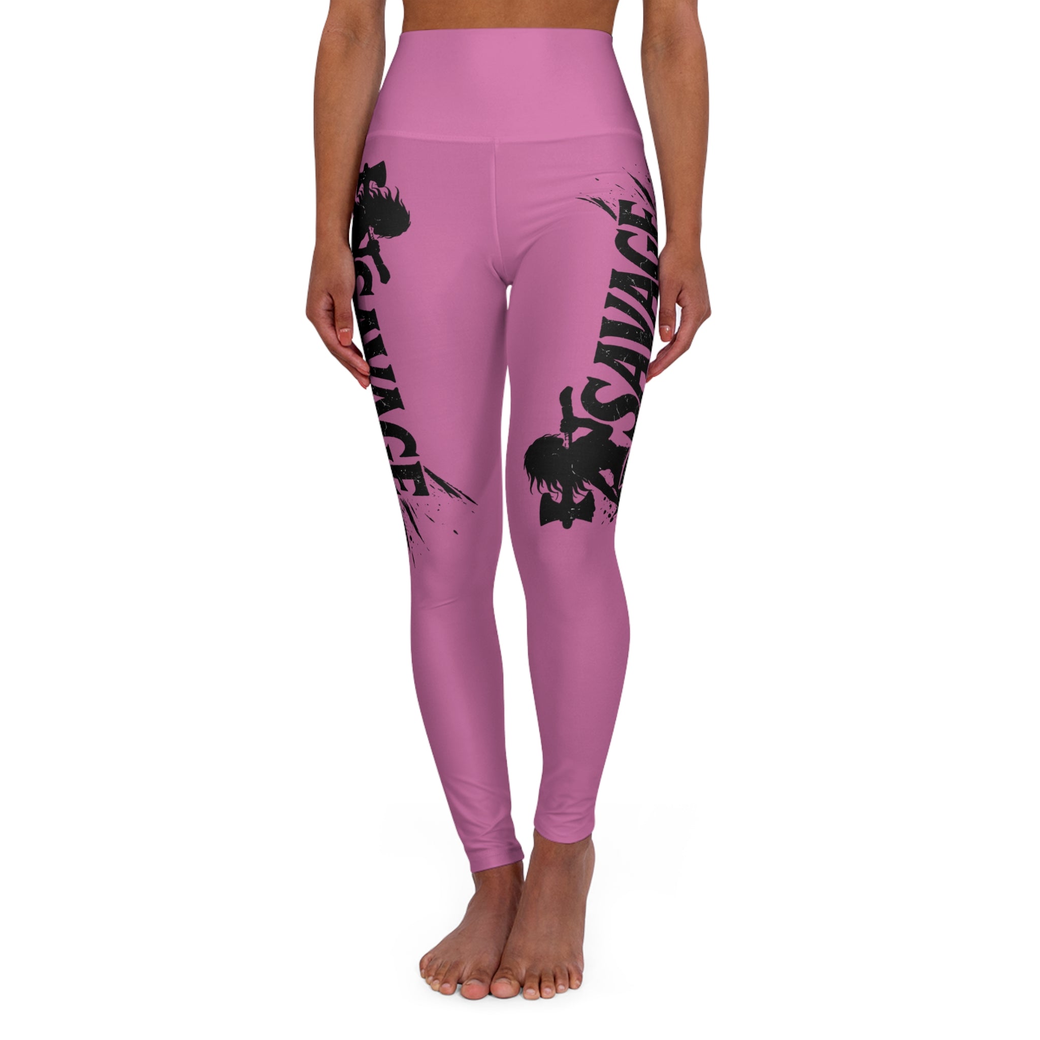 Daughter Mom Skull Design Leggings | High Waisted Yoga Leggings
