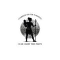 I Carried You For 9 Months I Can Carry This Party Sticker | Kiss-Cut Sticker