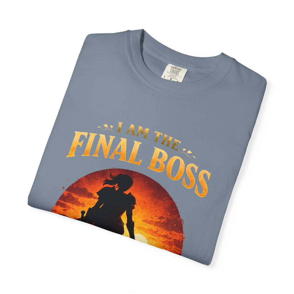 T‑Shirt — "I Am The Final Boss: Motherhood Is My Campaign" Graphic Tee