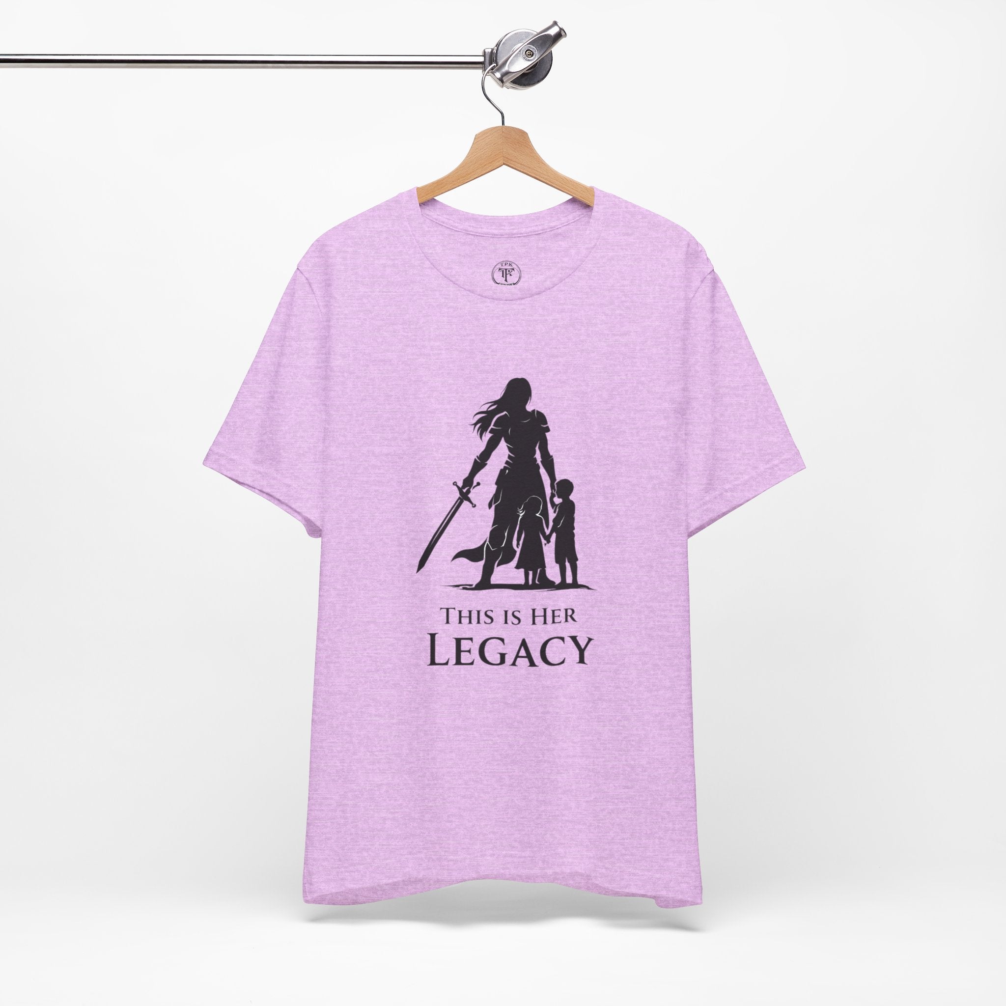 Warrior Mom Shirt – This Is Her Legacy – Strong Mother Gift – Fantasy Woman Tee – Powerful Mom Apparel – Mother’s Day Gift Idea