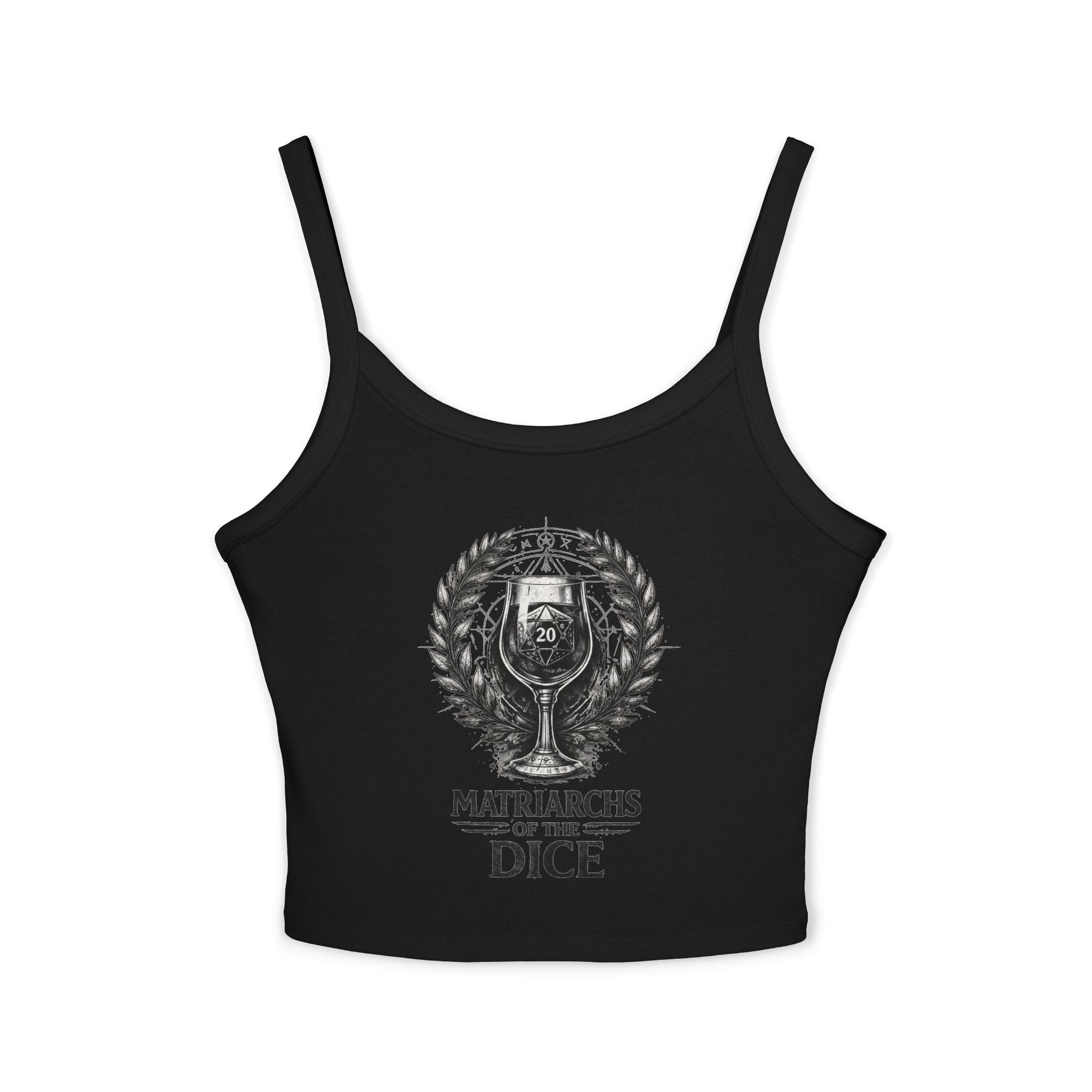 Matriarchs of Dice Tank Top | D20 Gaming Emblem, RPG Dice Graphic