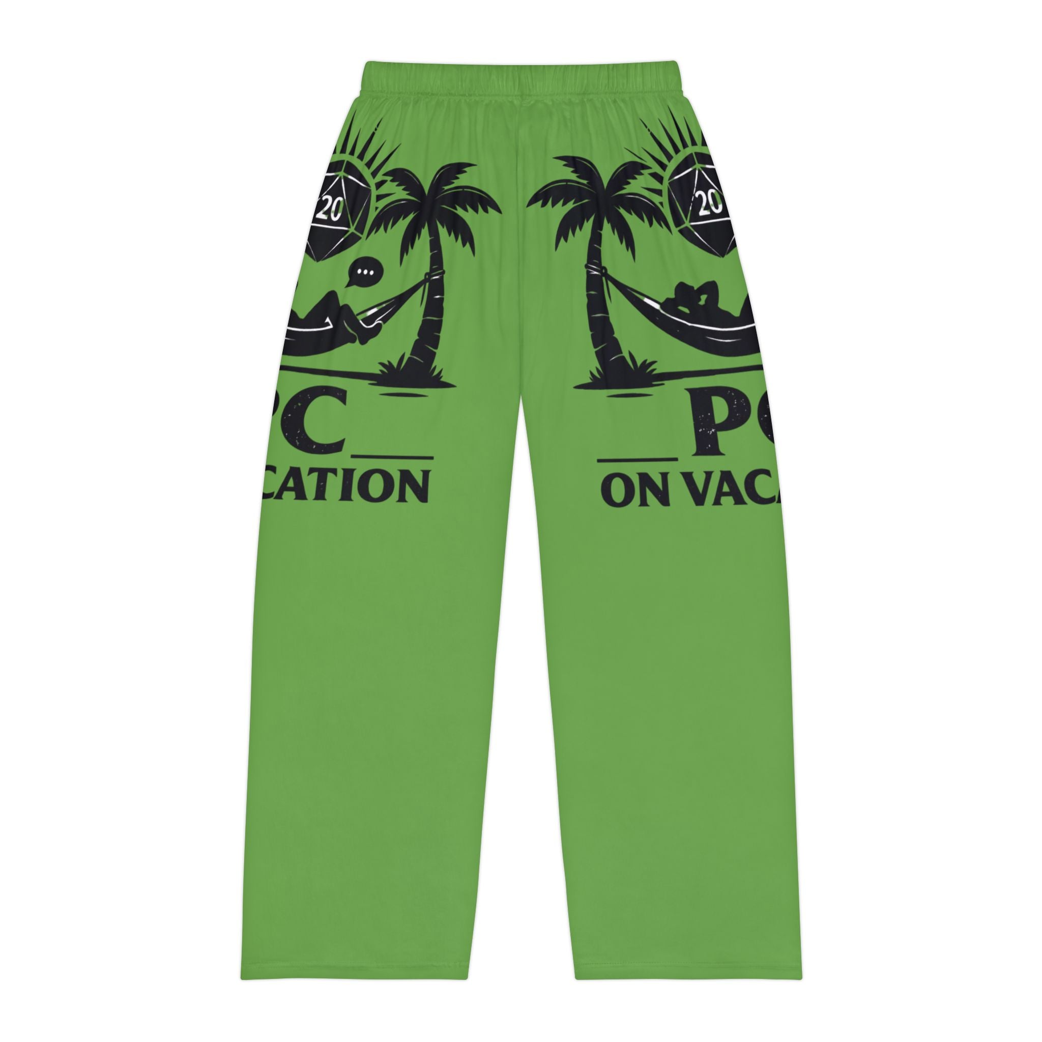 Pacific Vacation Pajama Pants | Palm Tree Hammock All-Over Print
