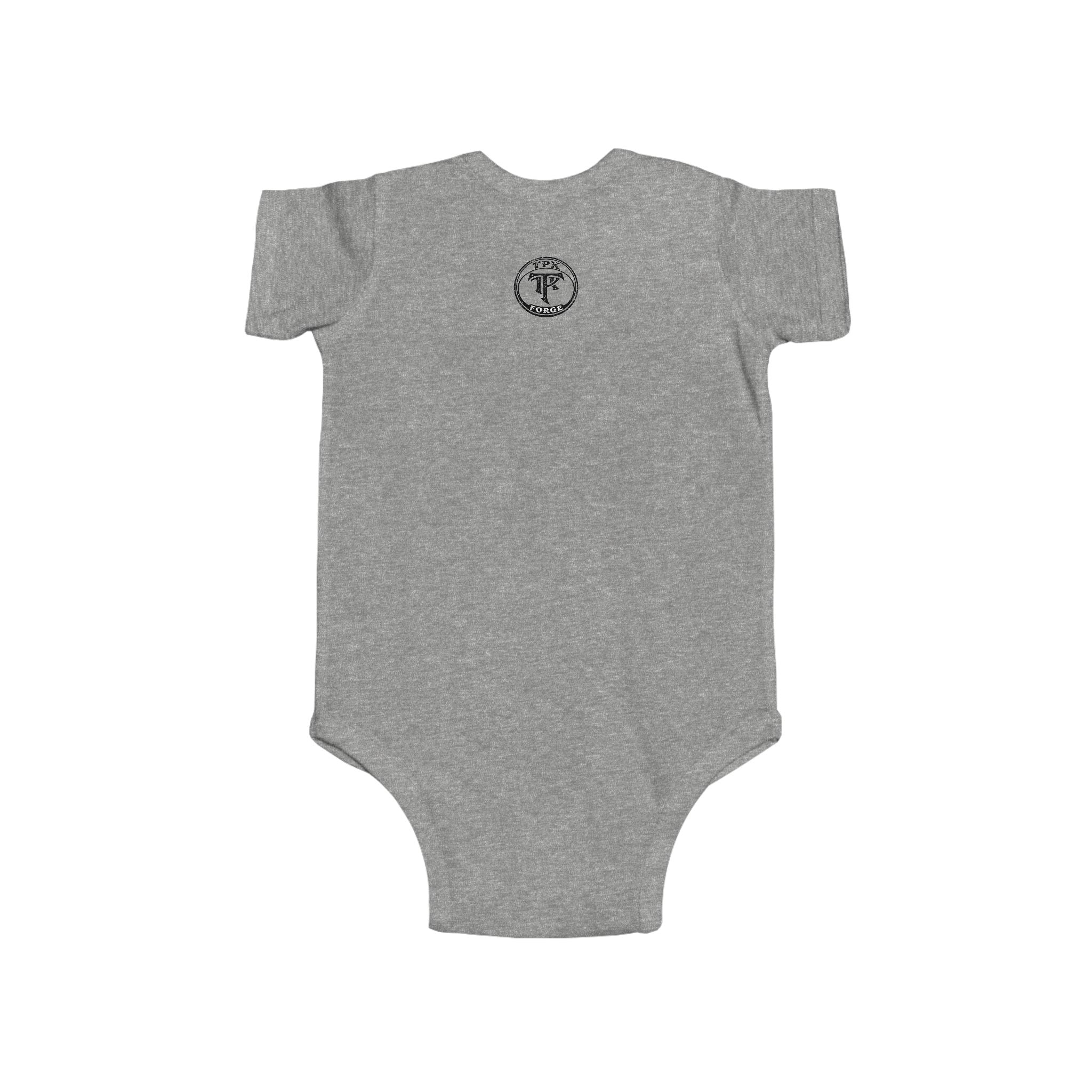 Savage Daughter logo Infant Bodysuit | Baby Onesie with Black Graphic