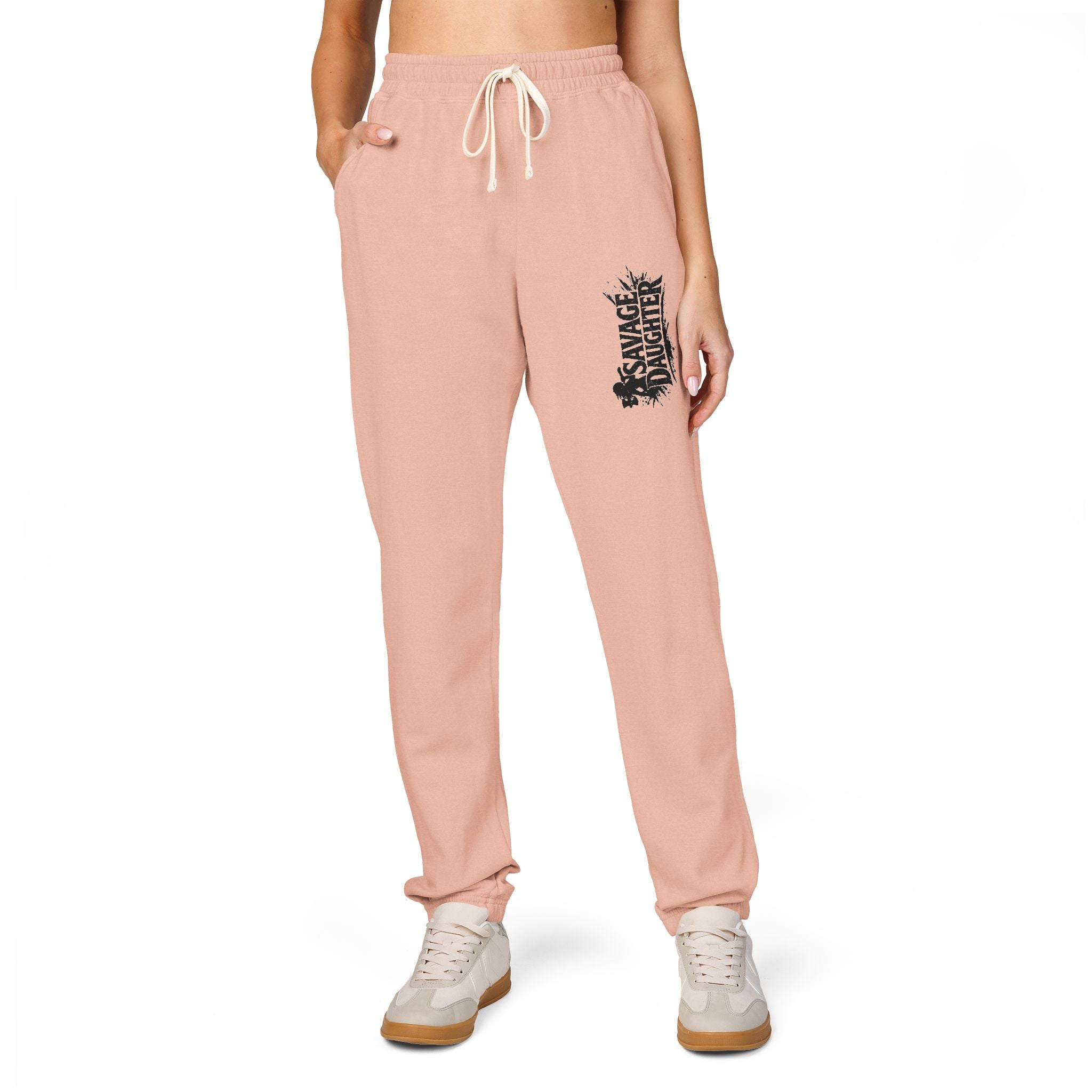 Savage Daughter Sweatpants — Garment-Dyed Fleece Joggers