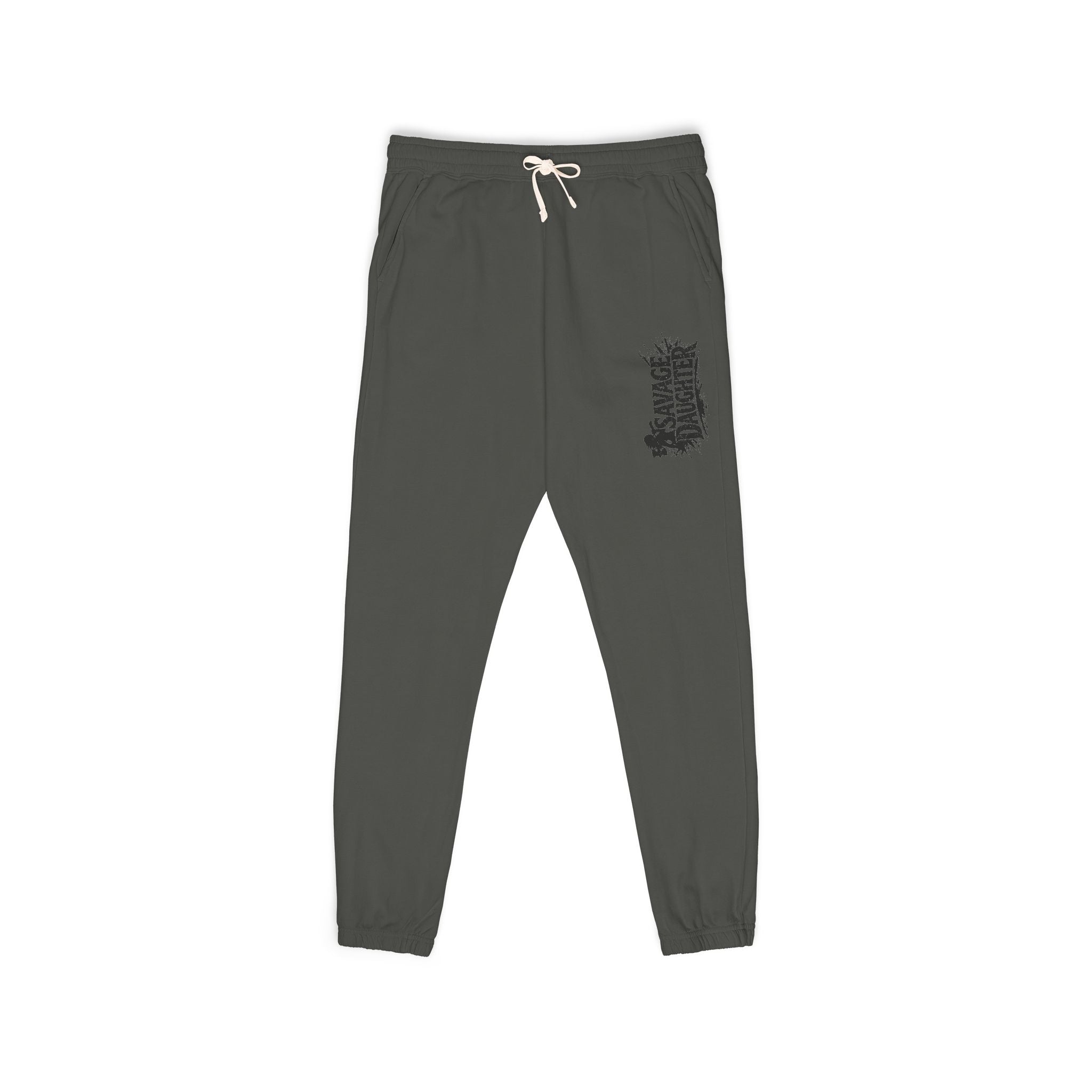 Savage Daughter Sweatpants — Garment-Dyed Fleece Joggers