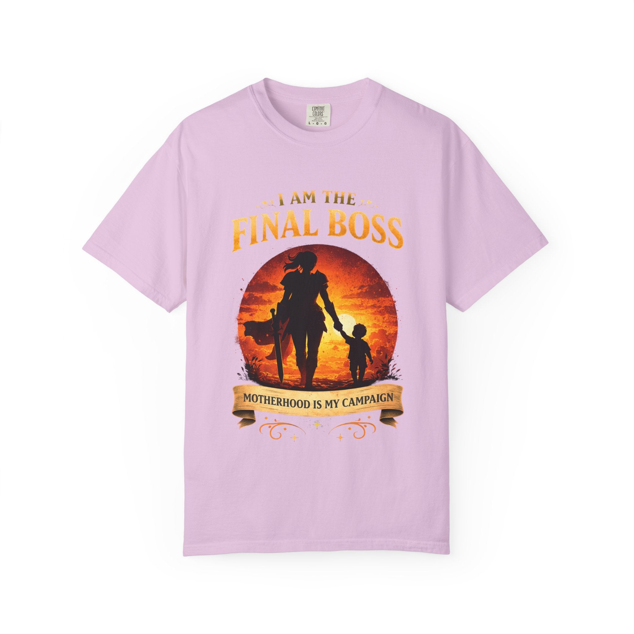 T‑Shirt — "I Am The Final Boss: Motherhood Is My Campaign" Graphic Tee