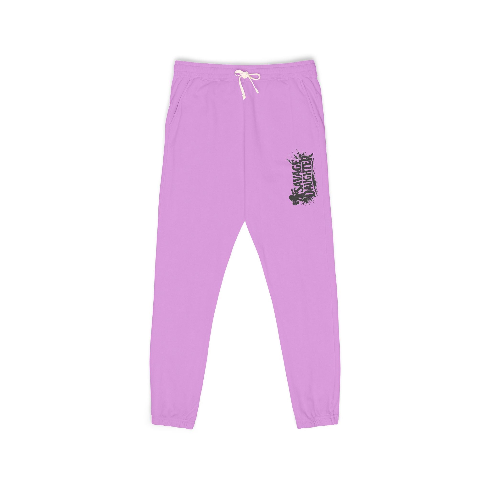 Savage Daughter Sweatpants — Garment-Dyed Fleece Joggers