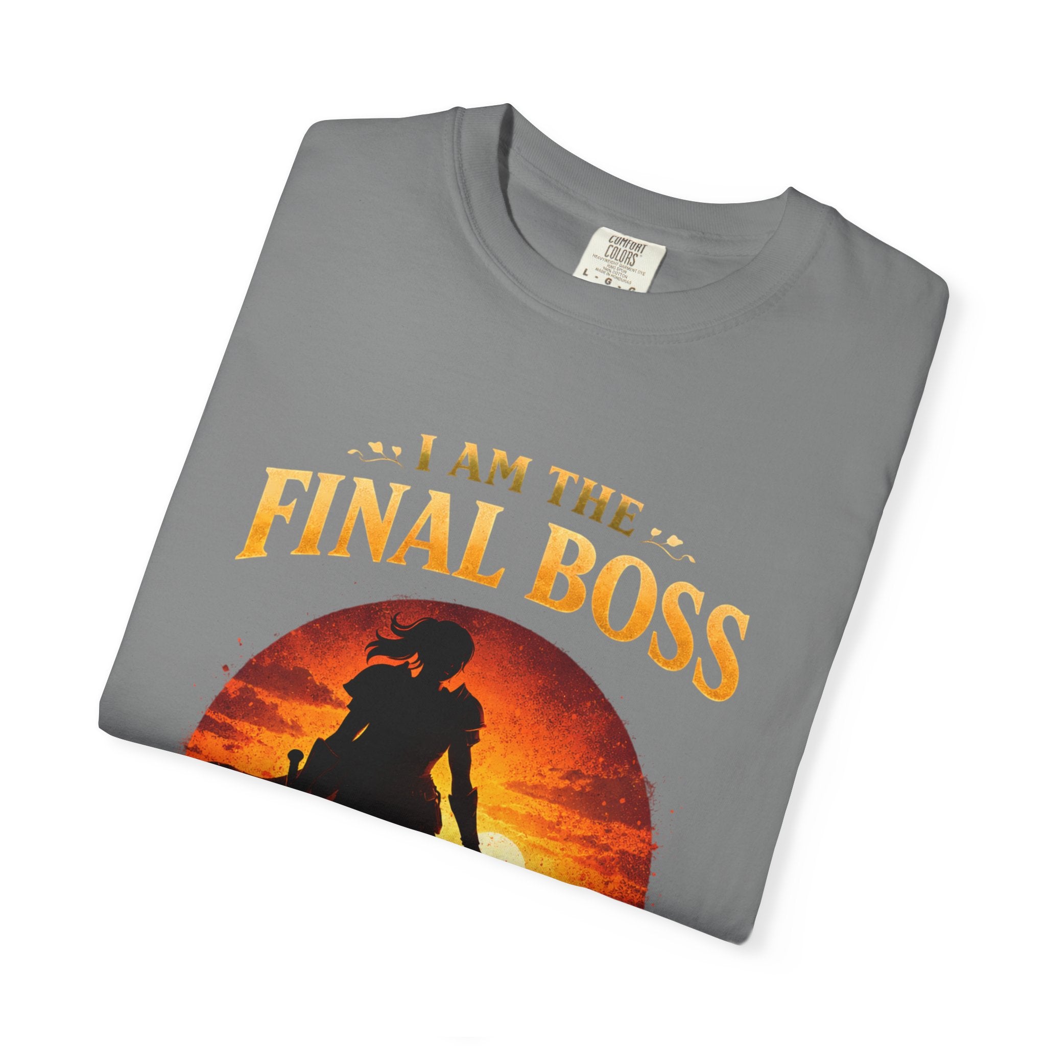 T‑Shirt — "I Am The Final Boss: Motherhood Is My Campaign" Graphic Tee