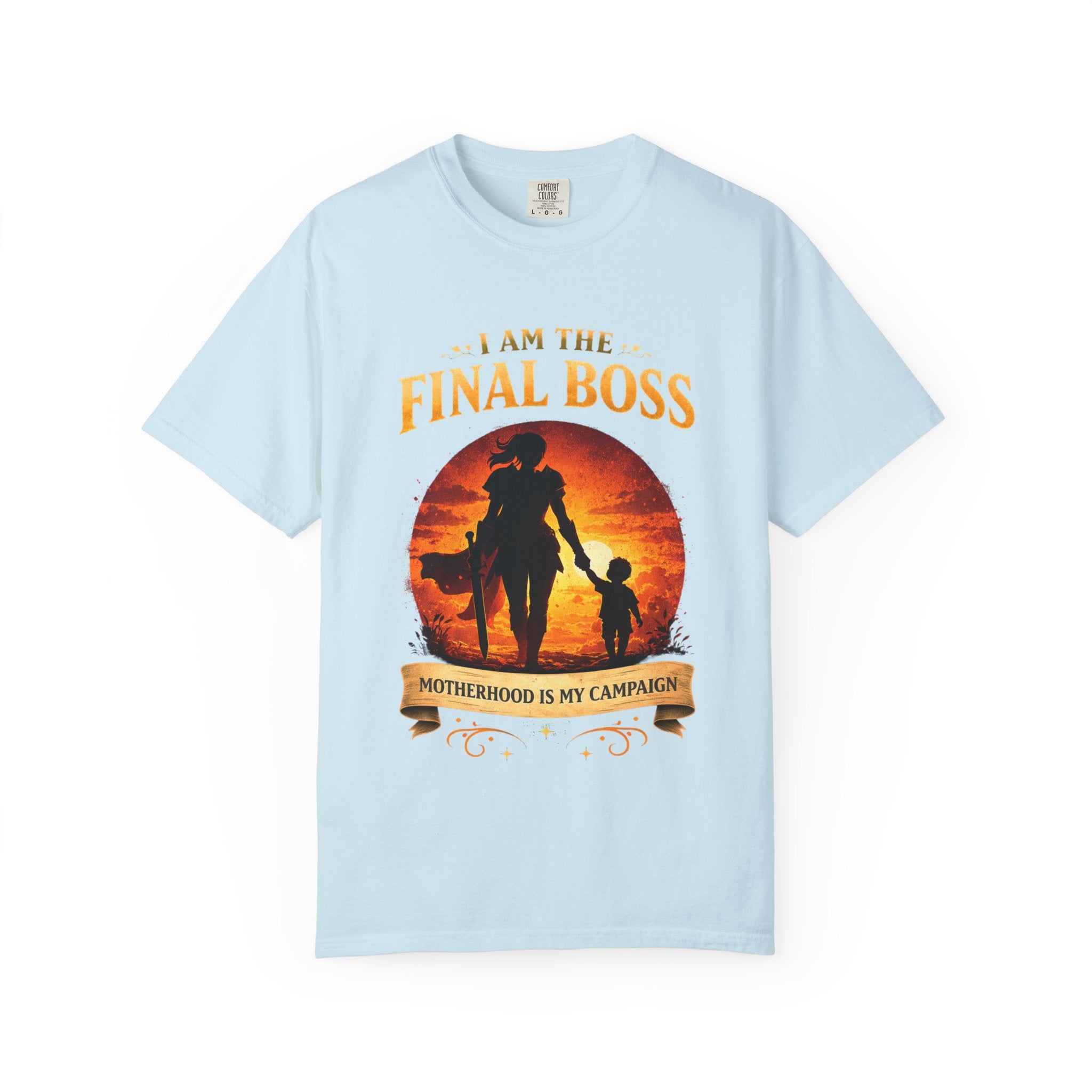 T‑Shirt — "I Am The Final Boss: Motherhood Is My Campaign" Graphic Tee