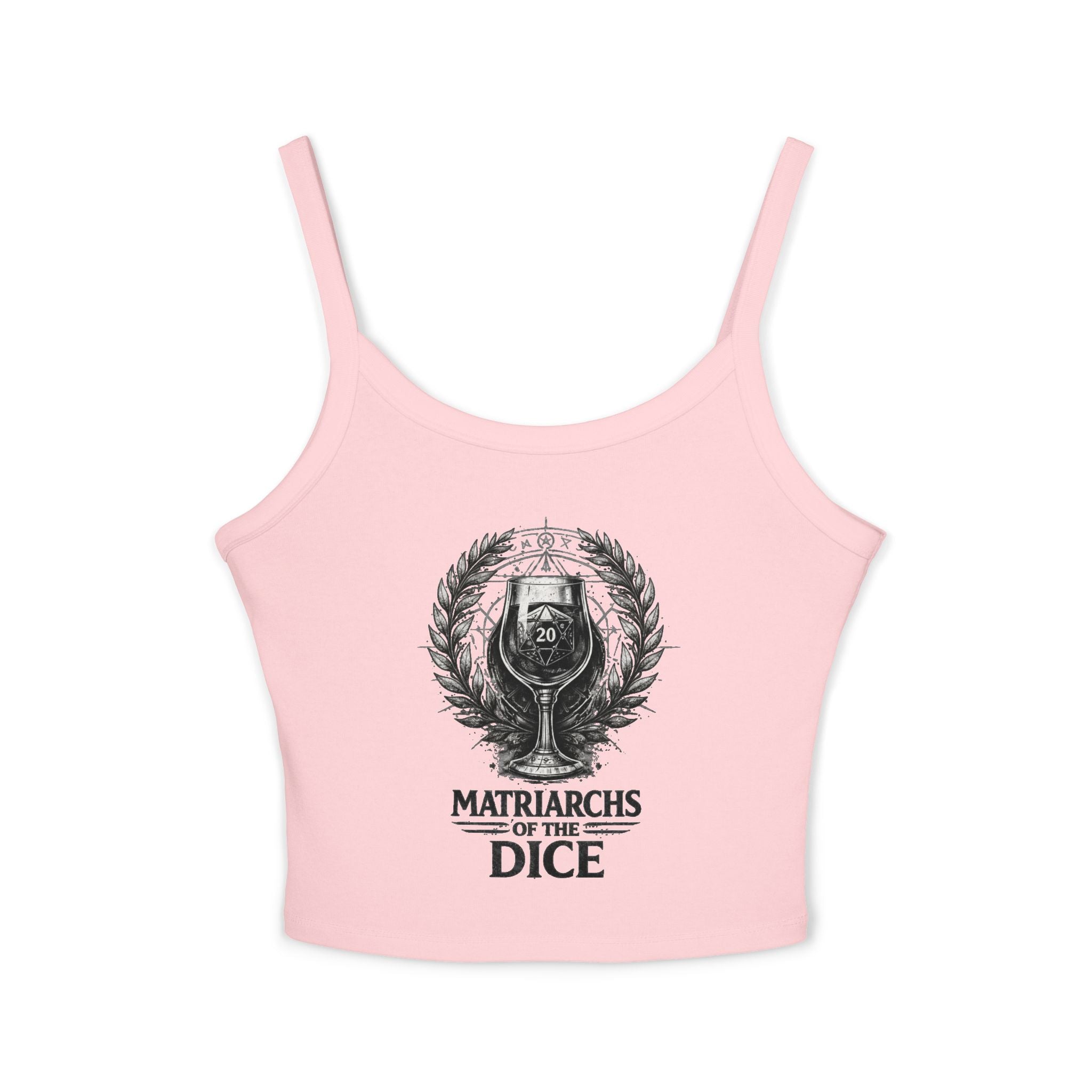 Matriarchs of Dice Tank Top | D20 Gaming Emblem, RPG Dice Graphic