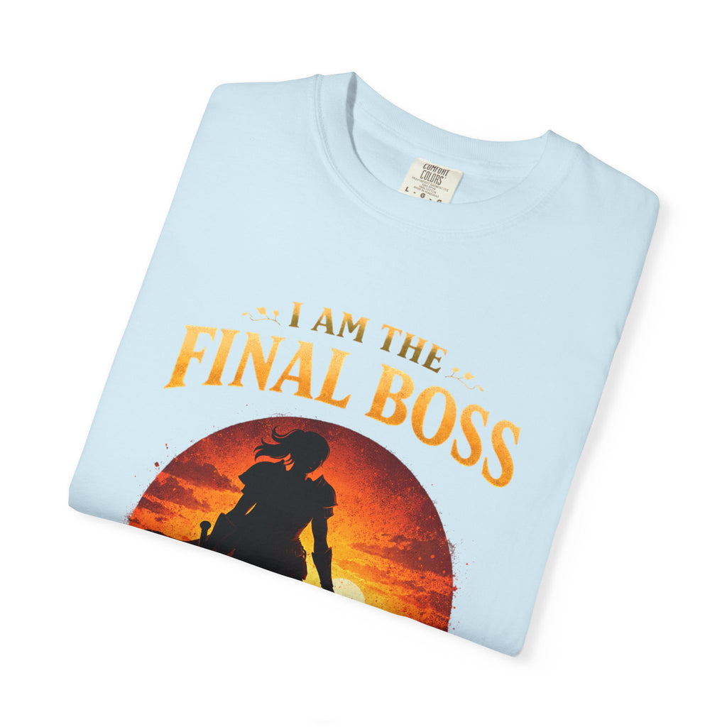 T‑Shirt — "I Am The Final Boss: Motherhood Is My Campaign" Graphic Tee