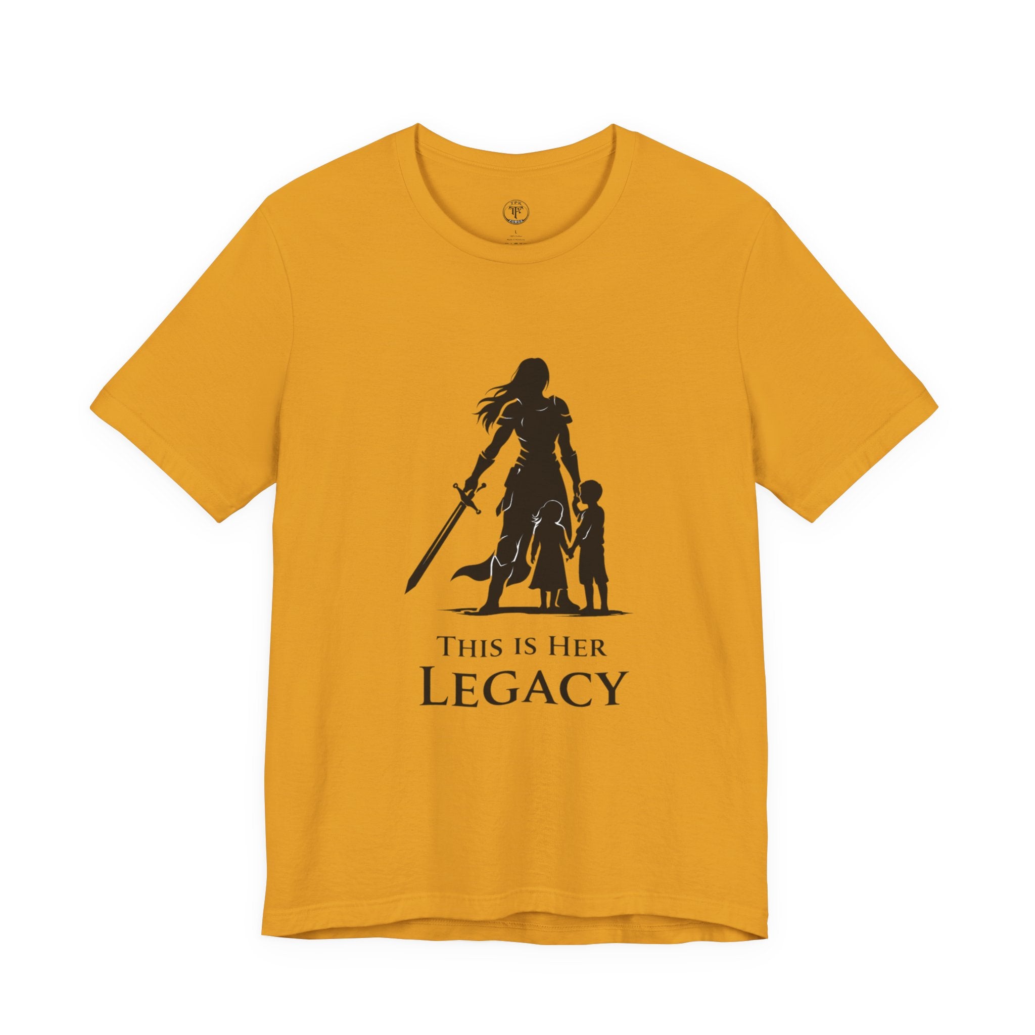 Warrior Mom Shirt – This Is Her Legacy – Strong Mother Gift – Fantasy Woman Tee – Powerful Mom Apparel – Mother’s Day Gift Idea