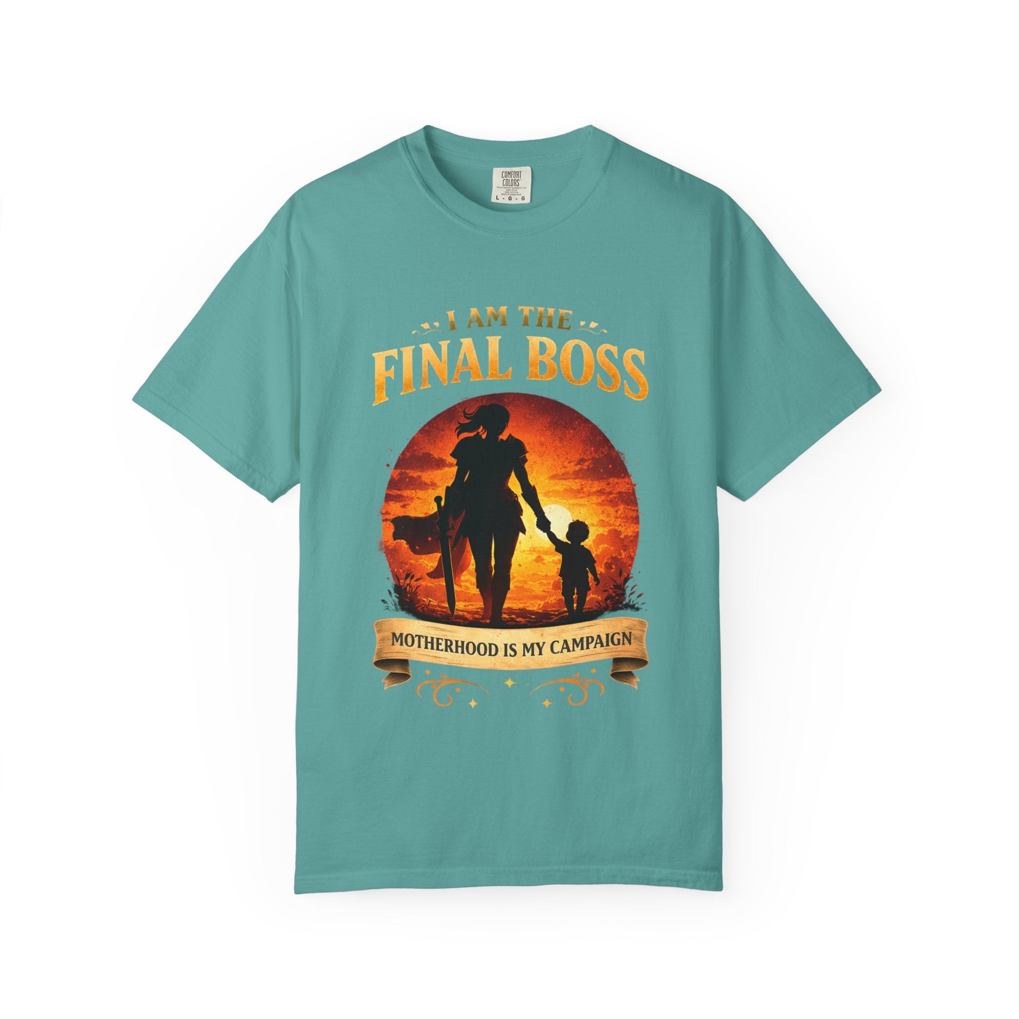 T‑Shirt — "I Am The Final Boss: Motherhood Is My Campaign" Graphic Tee