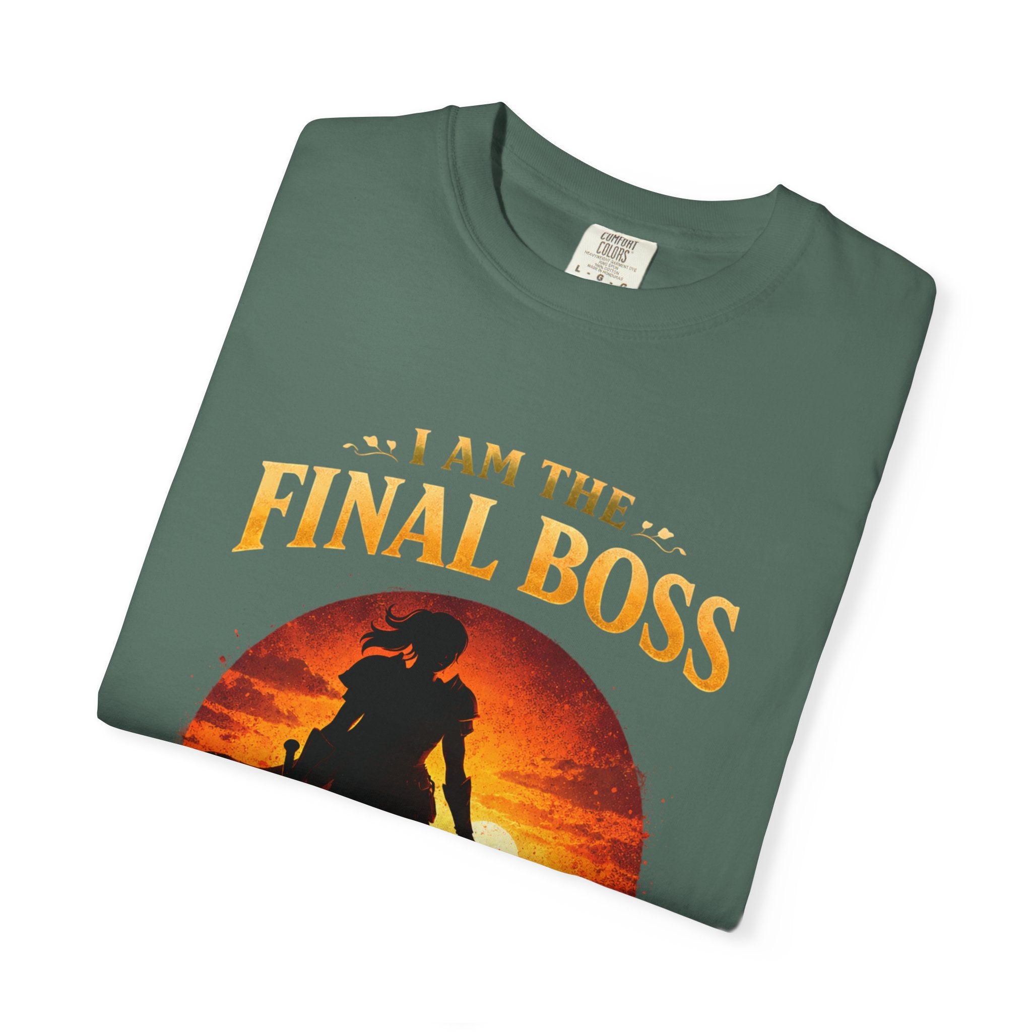 T‑Shirt — "I Am The Final Boss: Motherhood Is My Campaign" Graphic Tee