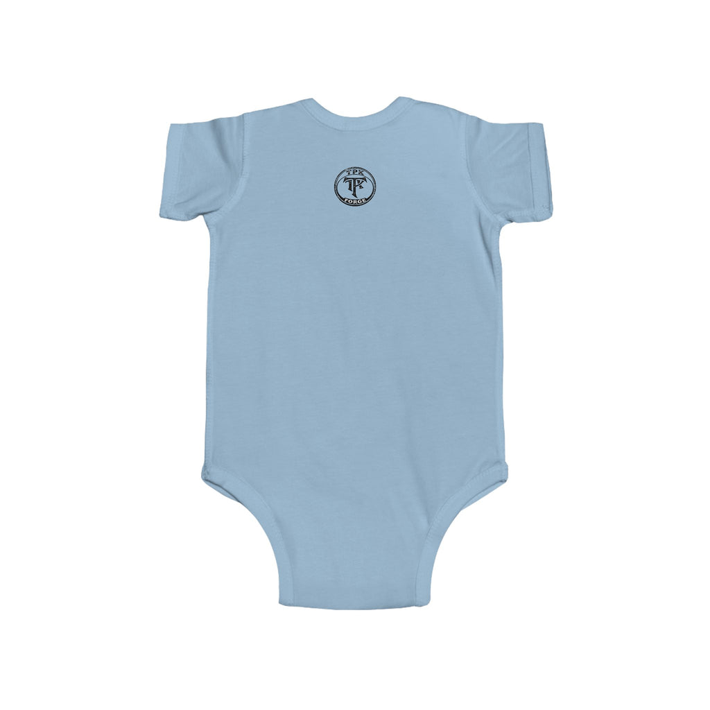 Unicorn with Rainbow and D20 Dice Infant Bodysuit | RPG Baby Onesie