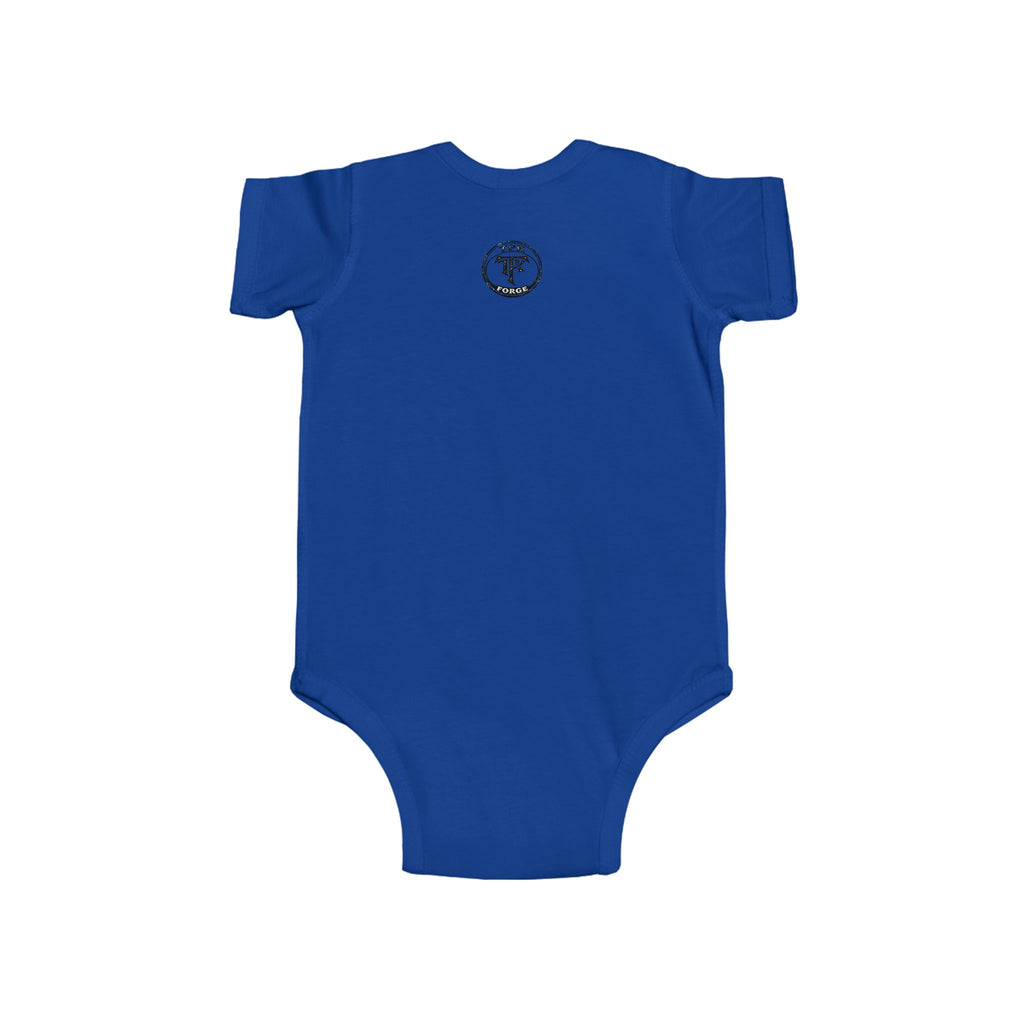 Unicorn with Rainbow and D20 Dice Infant Bodysuit | RPG Baby Onesie