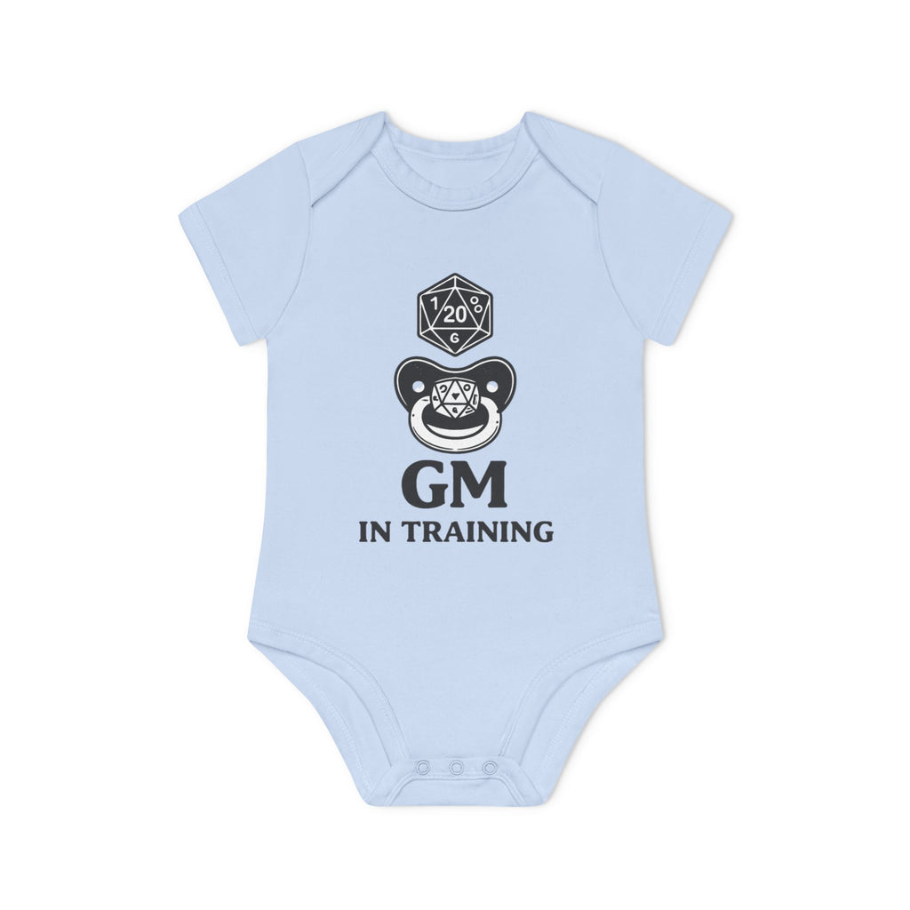 GM in Training Baby Bodysuit | D20 Dice Gamer Infant Onesie