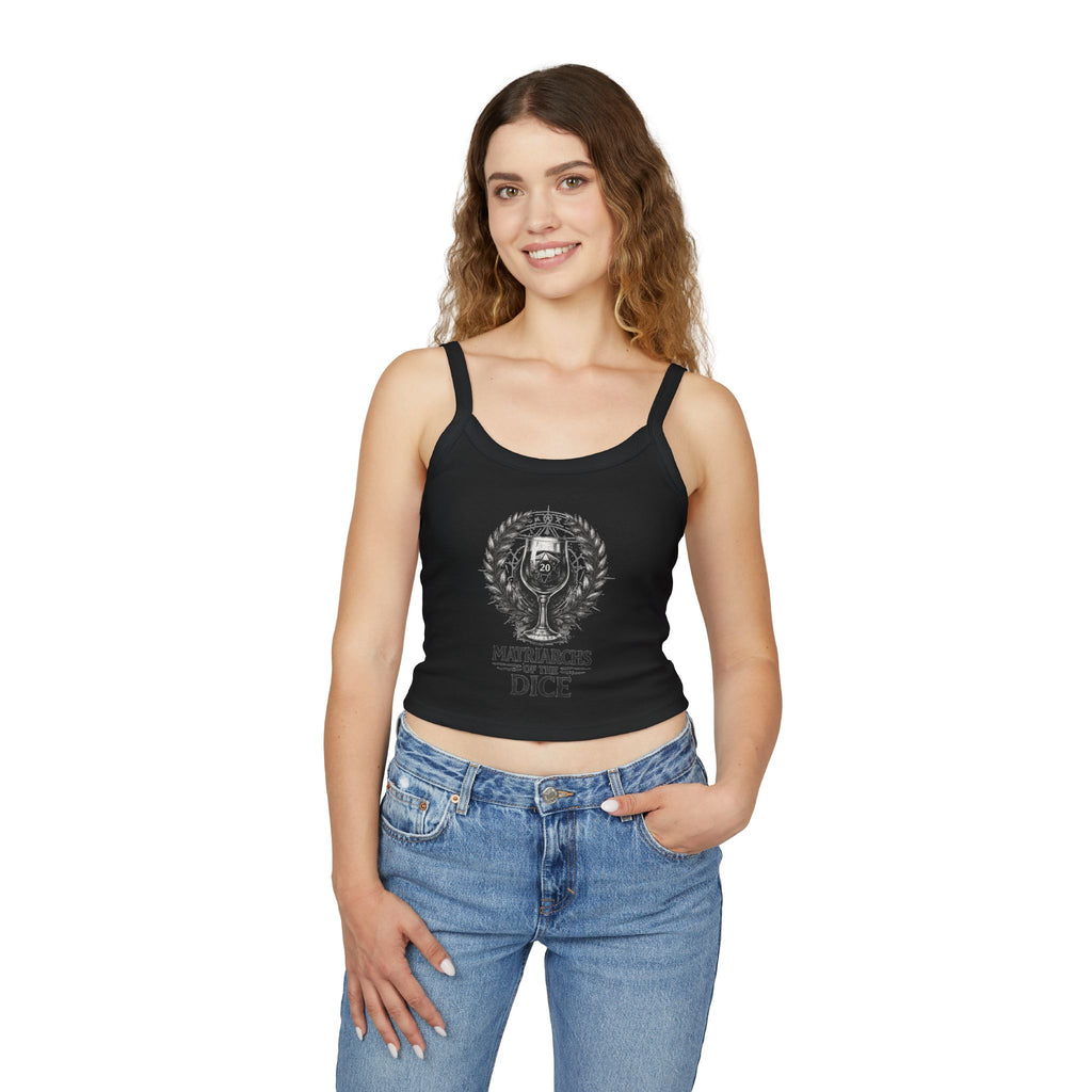 Matriarchs of Dice Tank Top | D20 Gaming Emblem, RPG Dice Graphic