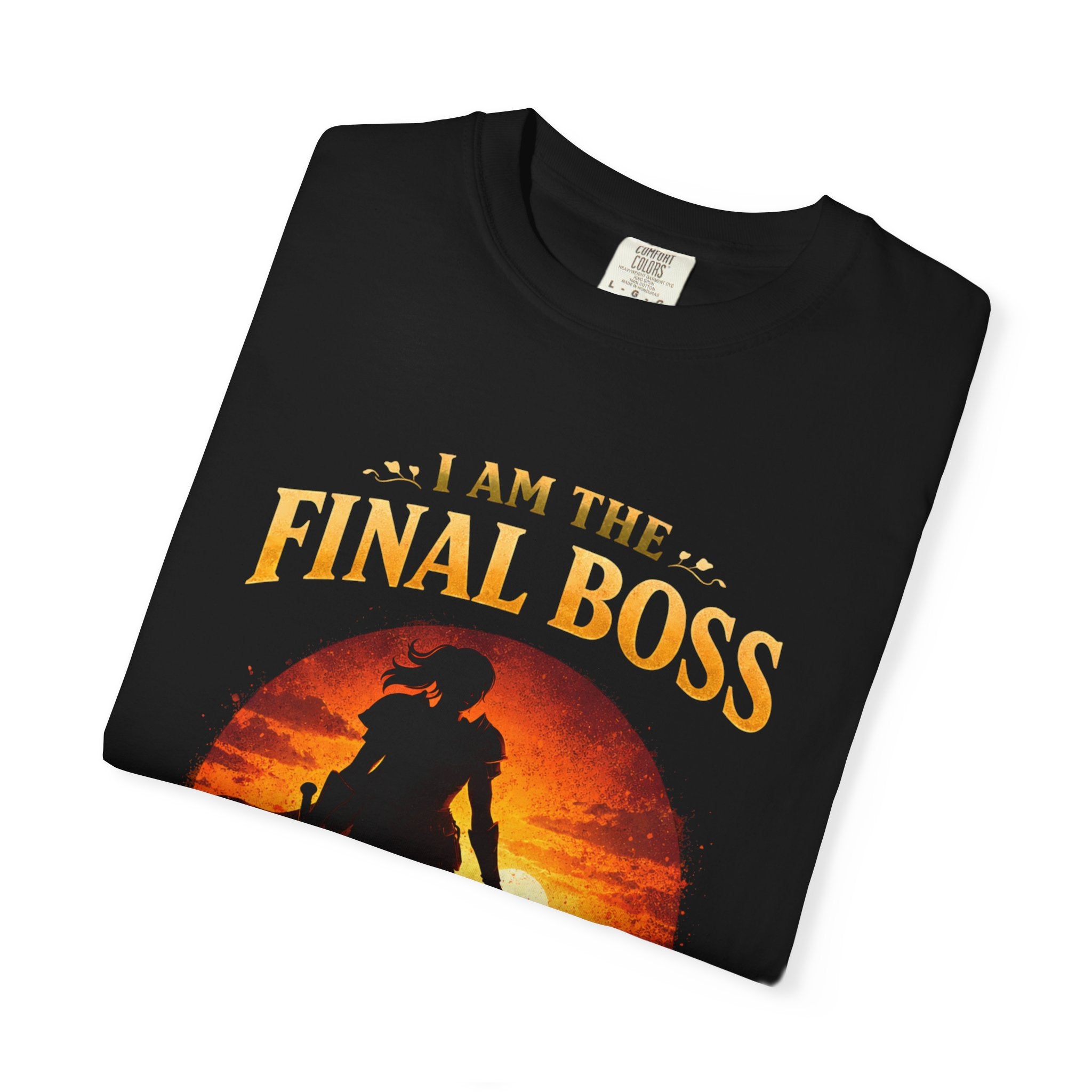 T‑Shirt — "I Am The Final Boss: Motherhood Is My Campaign" Graphic Tee
