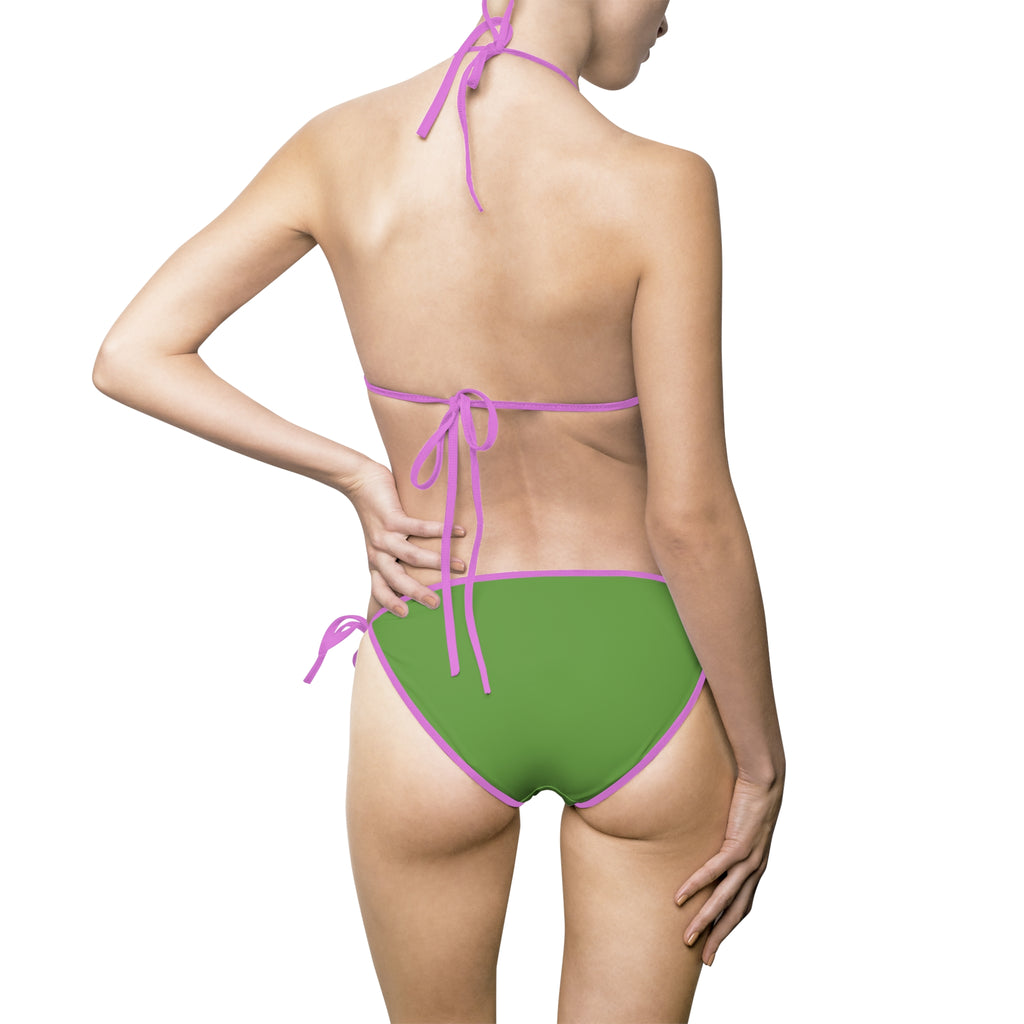 Savage Daughter logo bikini green