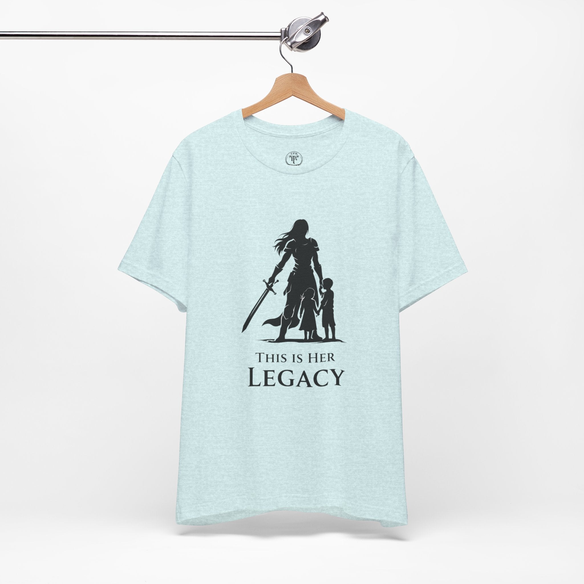Warrior Mom Shirt – This Is Her Legacy – Strong Mother Gift – Fantasy Woman Tee – Powerful Mom Apparel – Mother’s Day Gift Idea