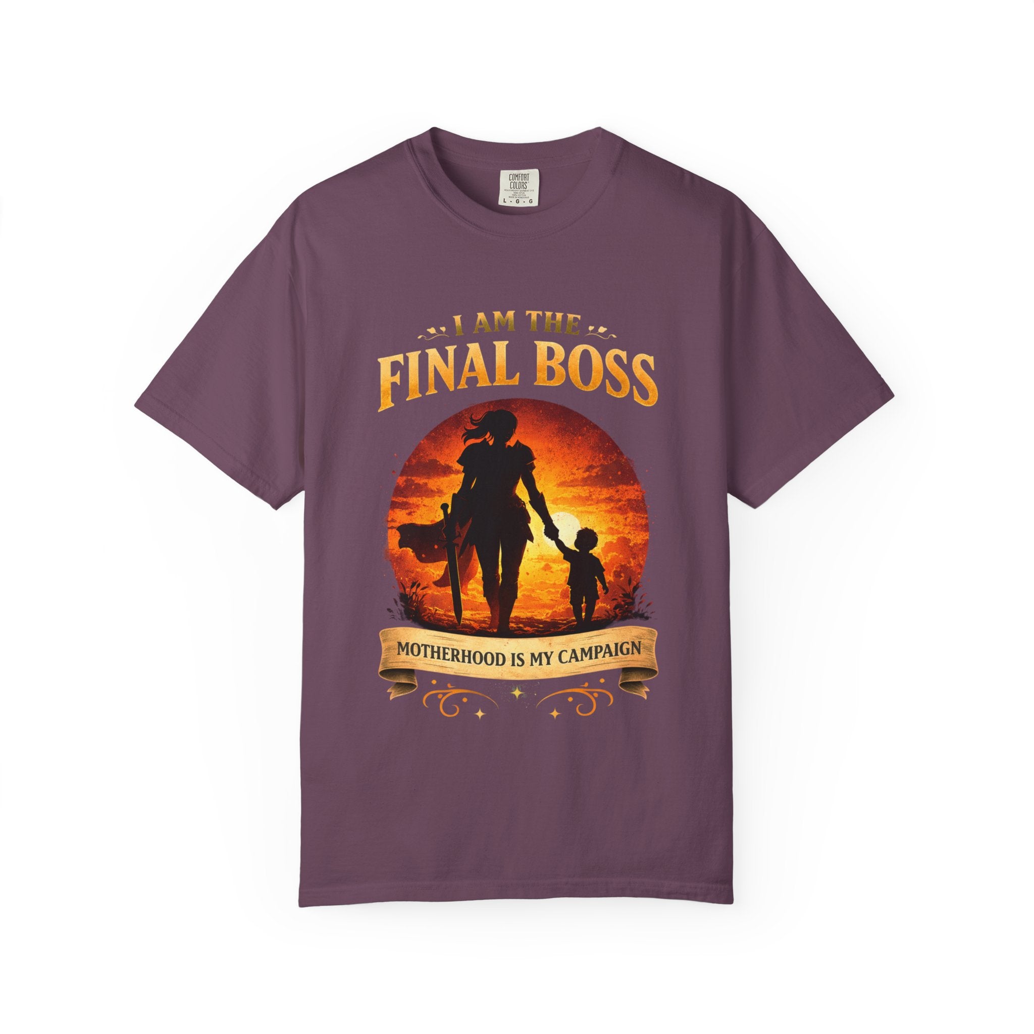 T‑Shirt — "I Am The Final Boss: Motherhood Is My Campaign" Graphic Tee