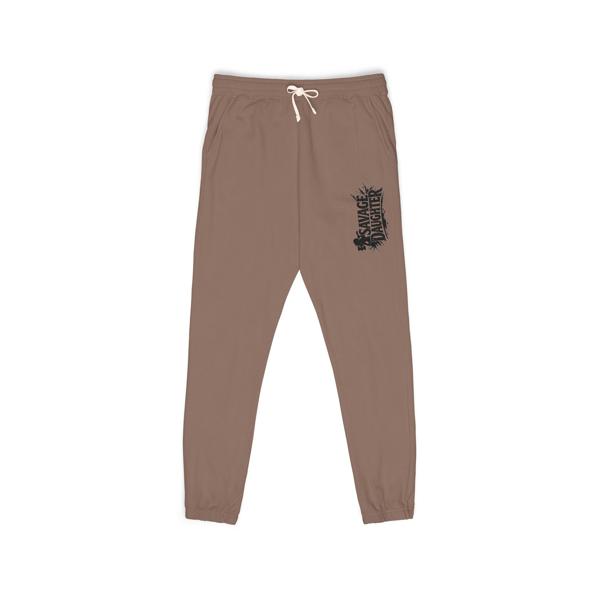 Savage Daughter Sweatpants — Garment-Dyed Fleece Joggers