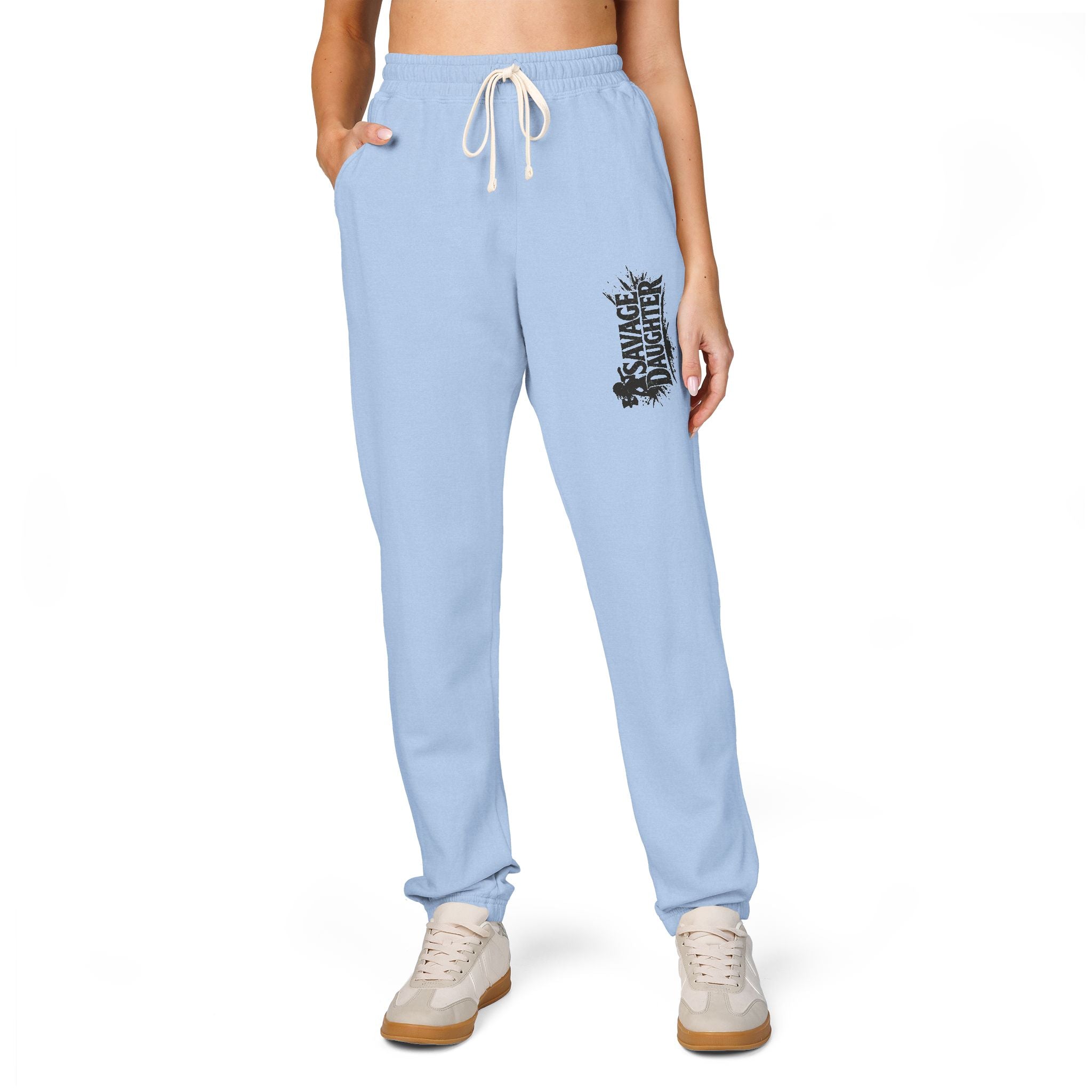 Savage Daughter Sweatpants — Garment-Dyed Fleece Joggers