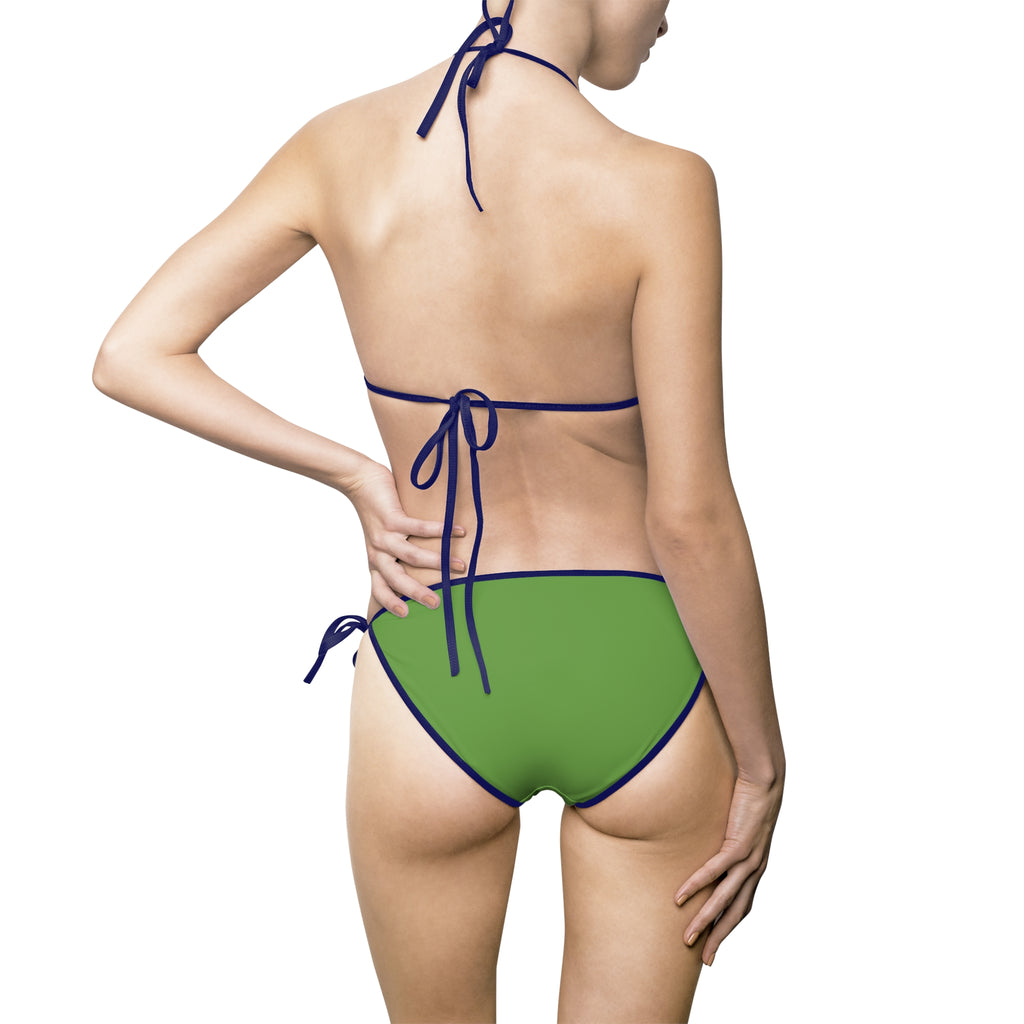 Savage Daughter logo bikini green