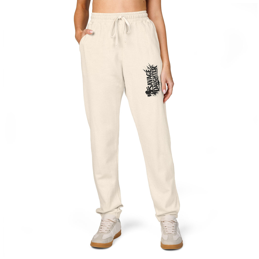 Savage Daughter Sweatpants — Garment-Dyed Fleece Joggers