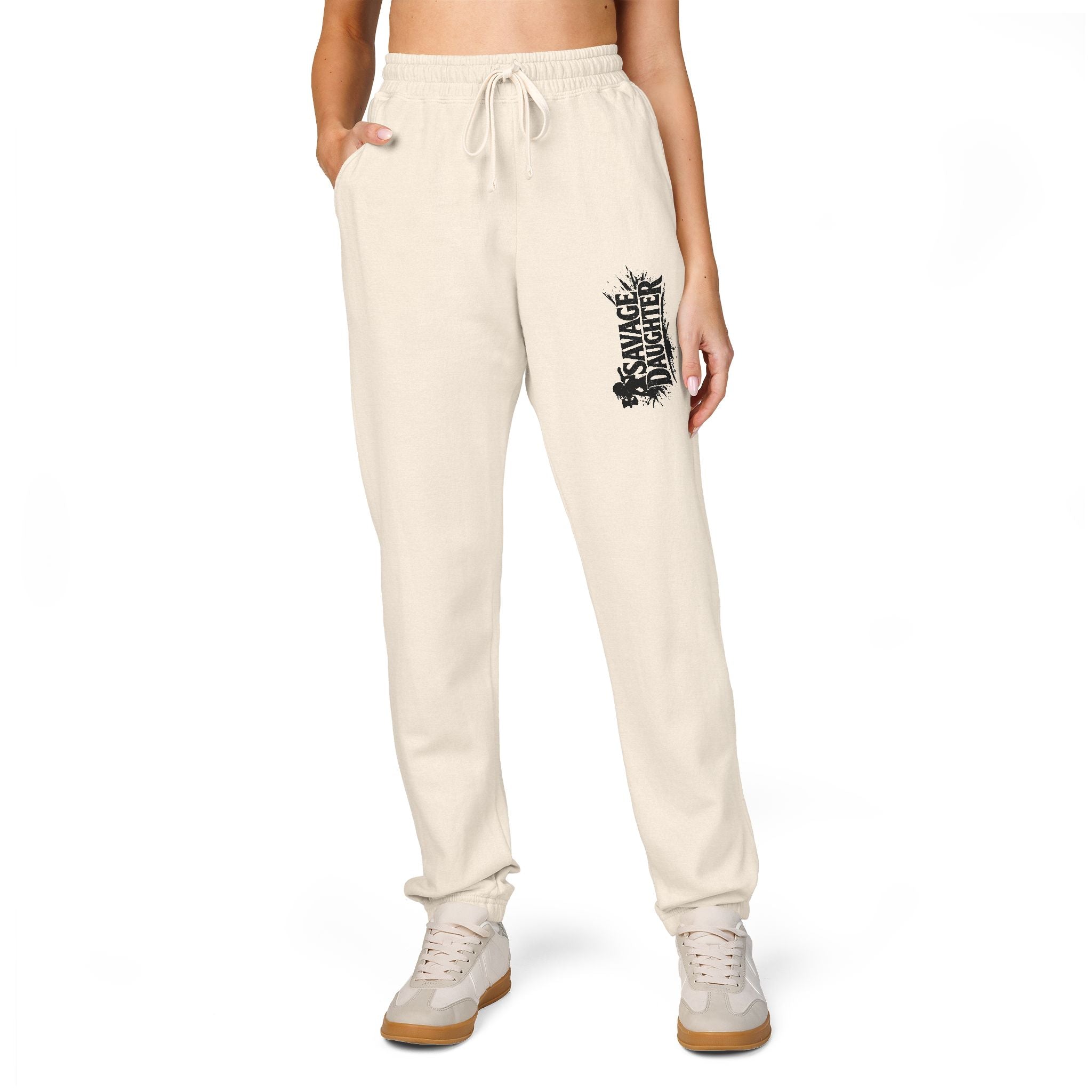 Savage Daughter Sweatpants — Garment-Dyed Fleece Joggers