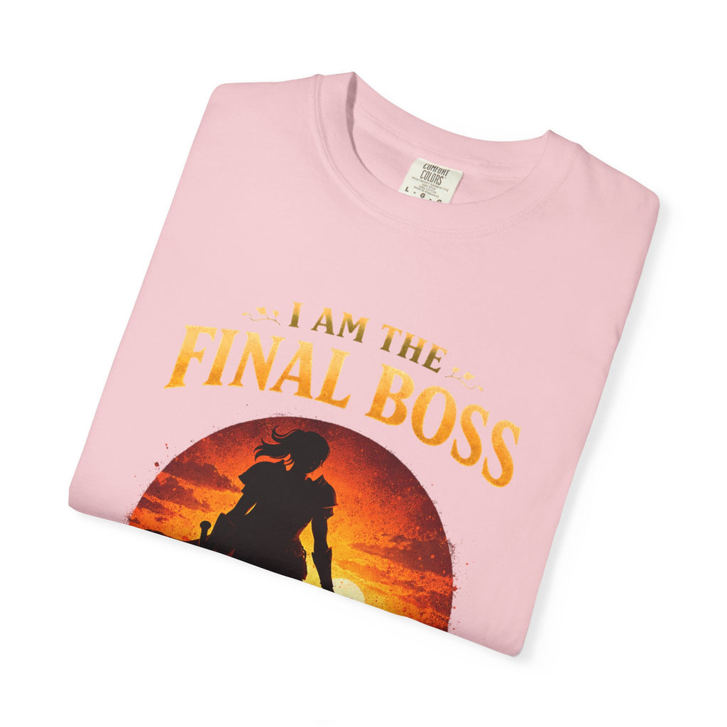 T‑Shirt — "I Am The Final Boss: Motherhood Is My Campaign" Graphic Tee