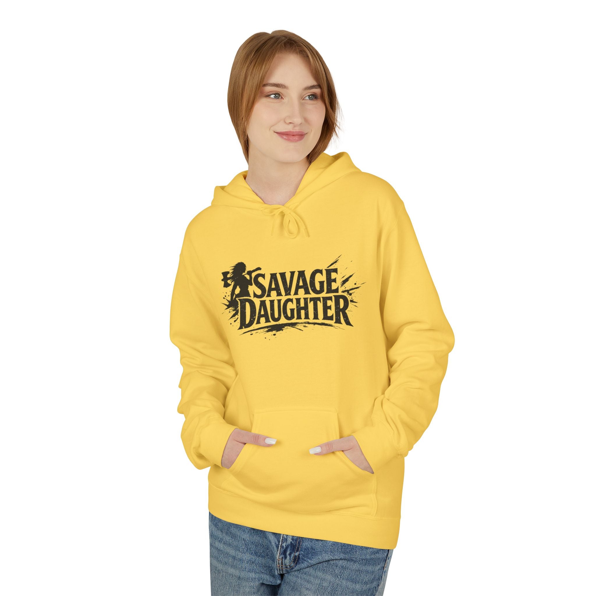Savage Daughter Hoodie — Bold Graphic Women’s Pullover
