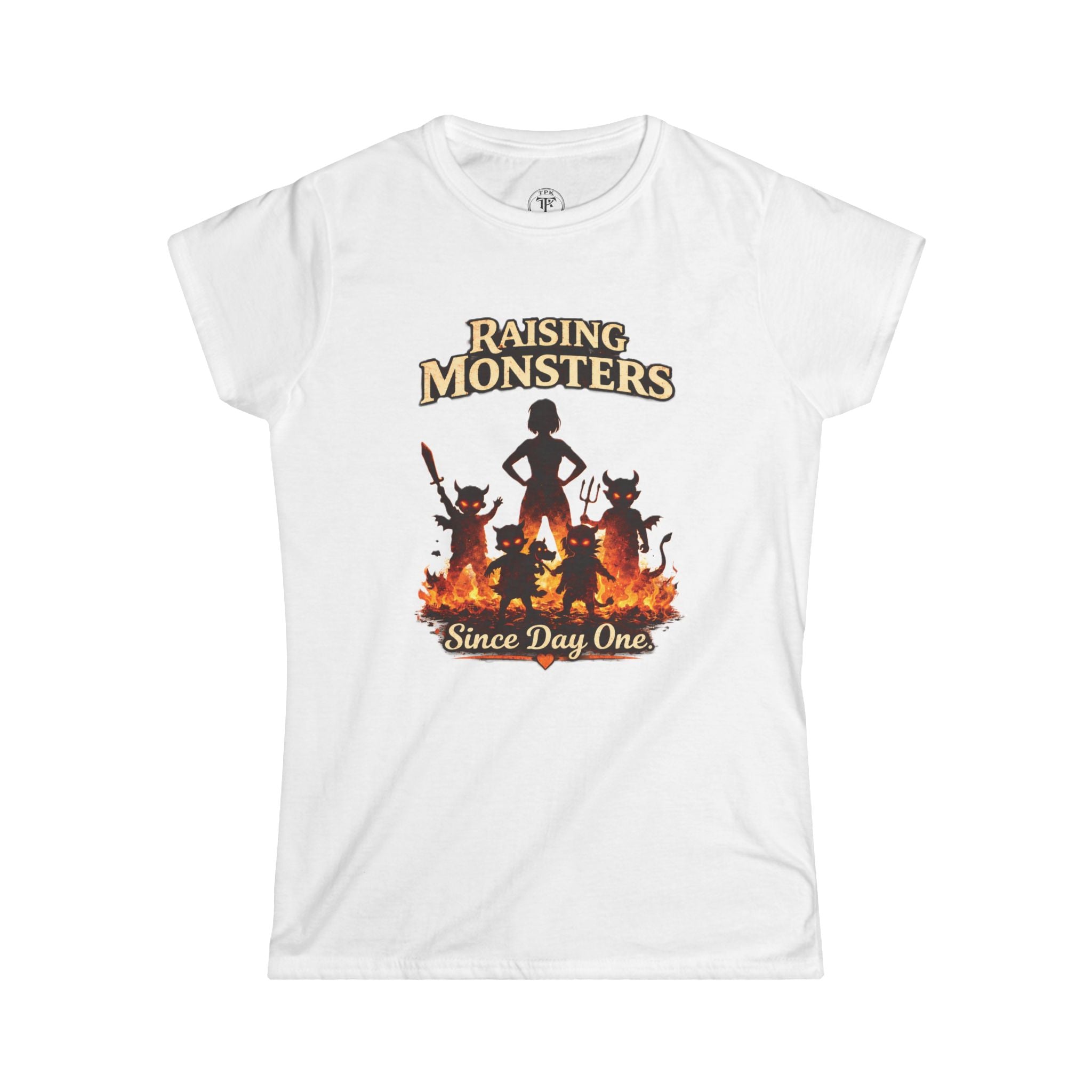 Raising Monsters Since Day One Tee | Mom Halloween Shirt