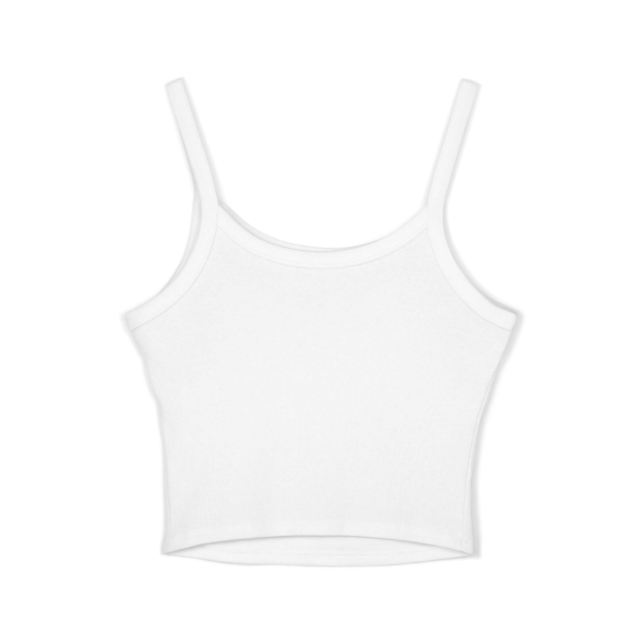 Savage Daughter Graphic Tank Top — Bold Grunge Crop Spaghetti-Strap Tee