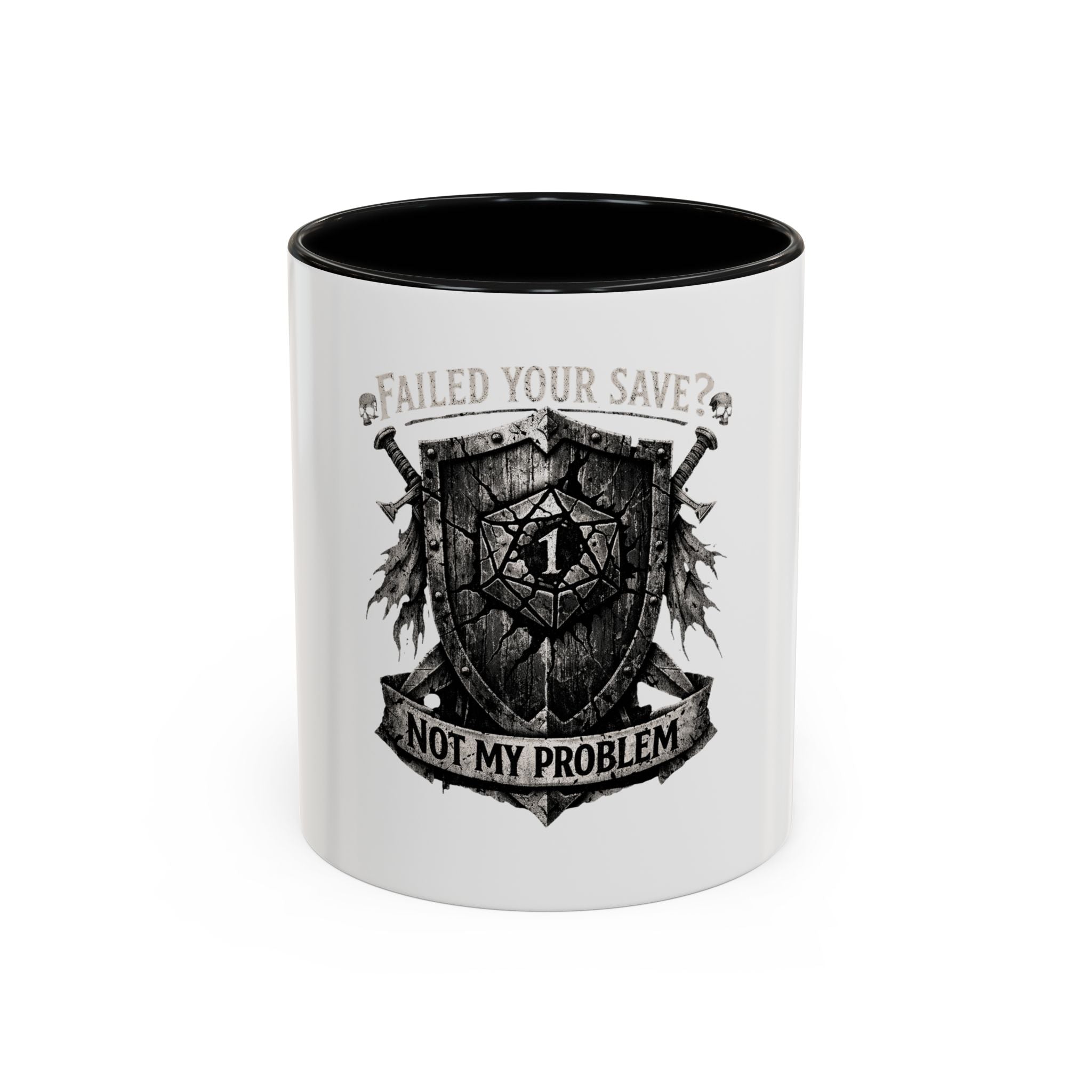 Failed Your Save Not My Problem mug | D20 RPG tabletop coffee mug