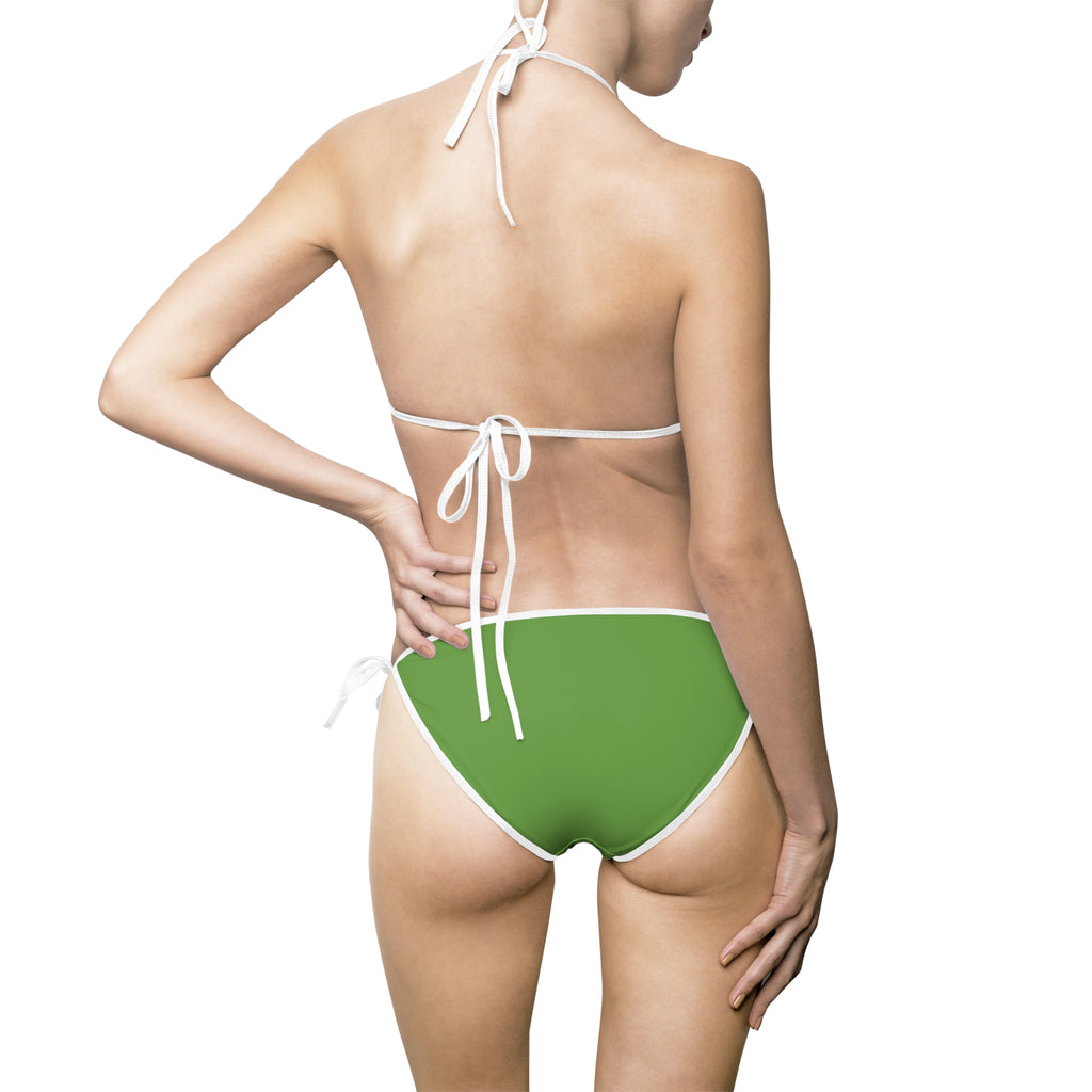Savage Daughter logo bikini green