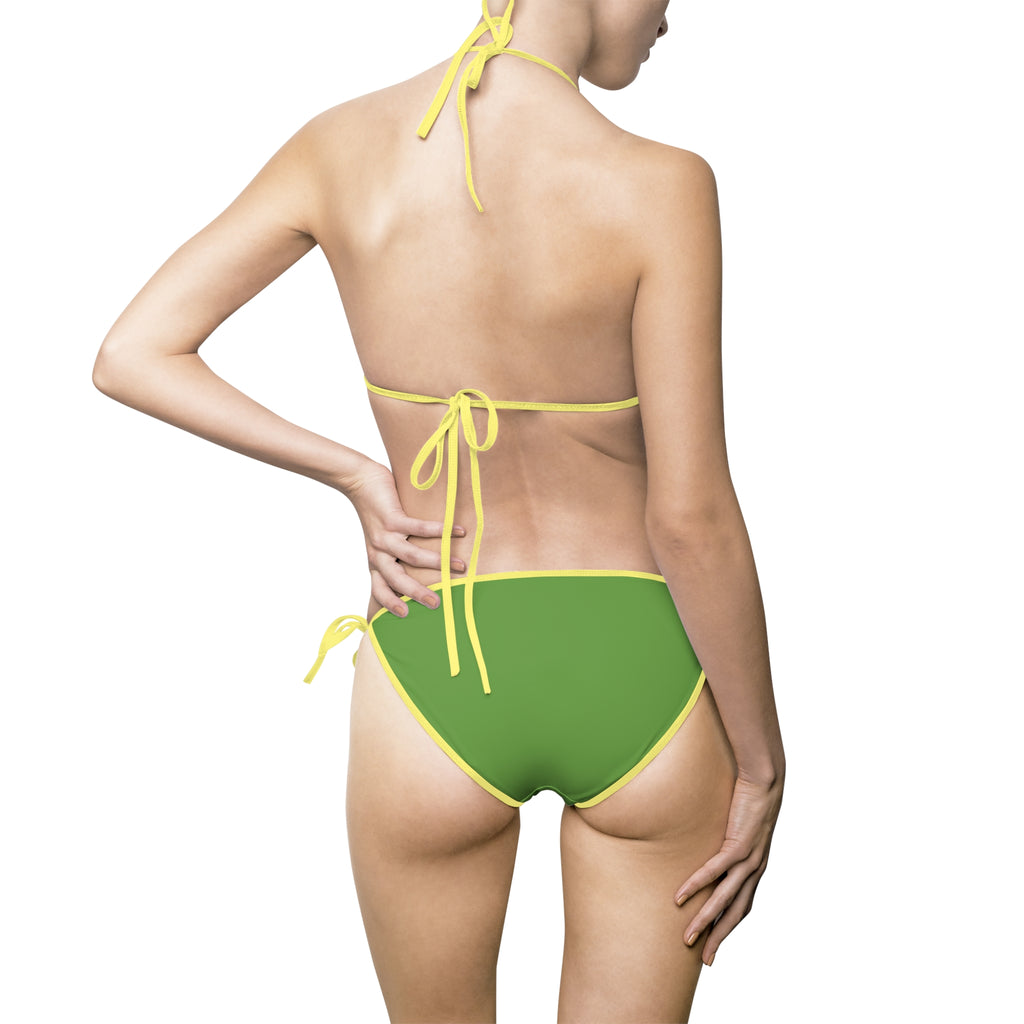 Savage Daughter logo bikini green