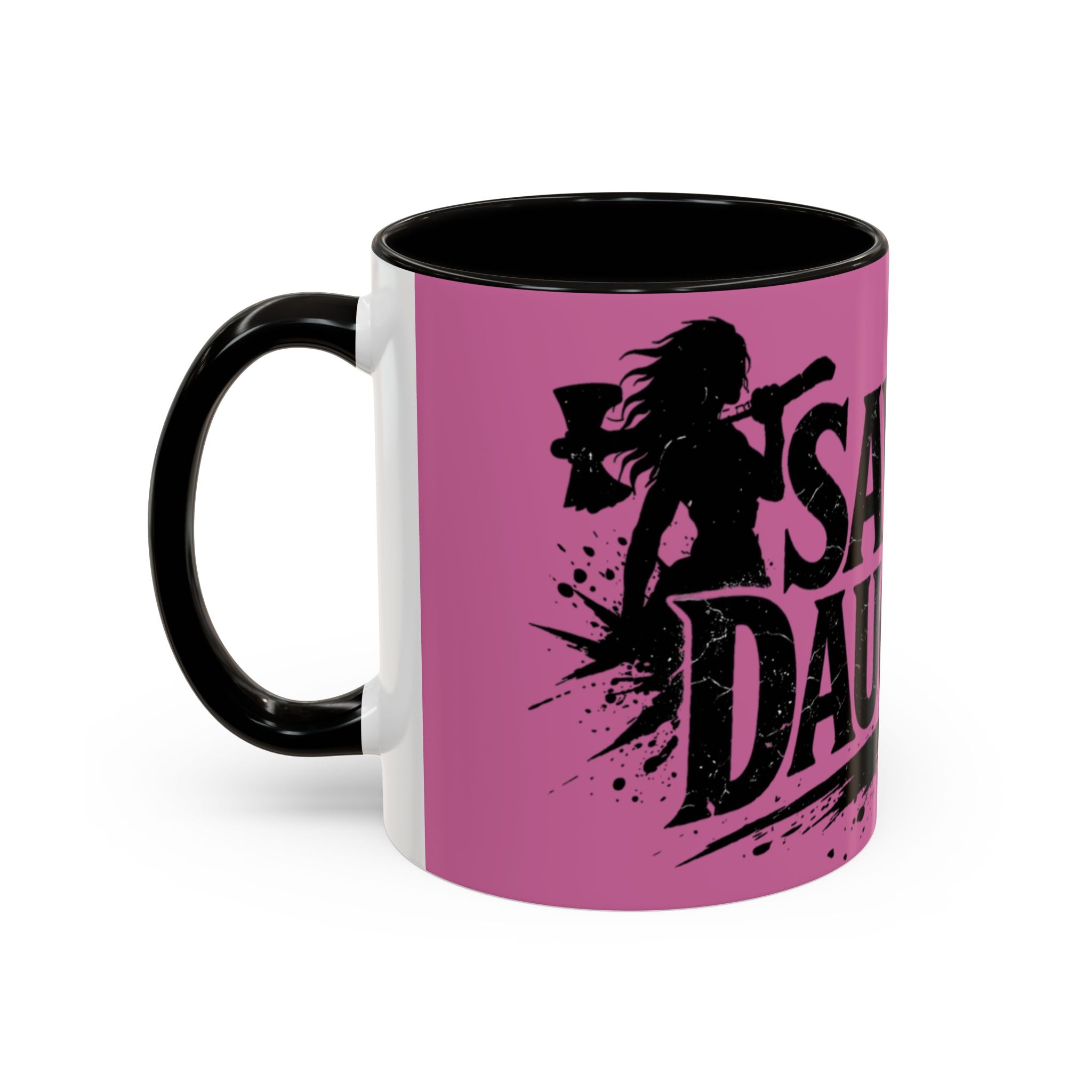 Savage Daughter Mug | Pink Black Accent