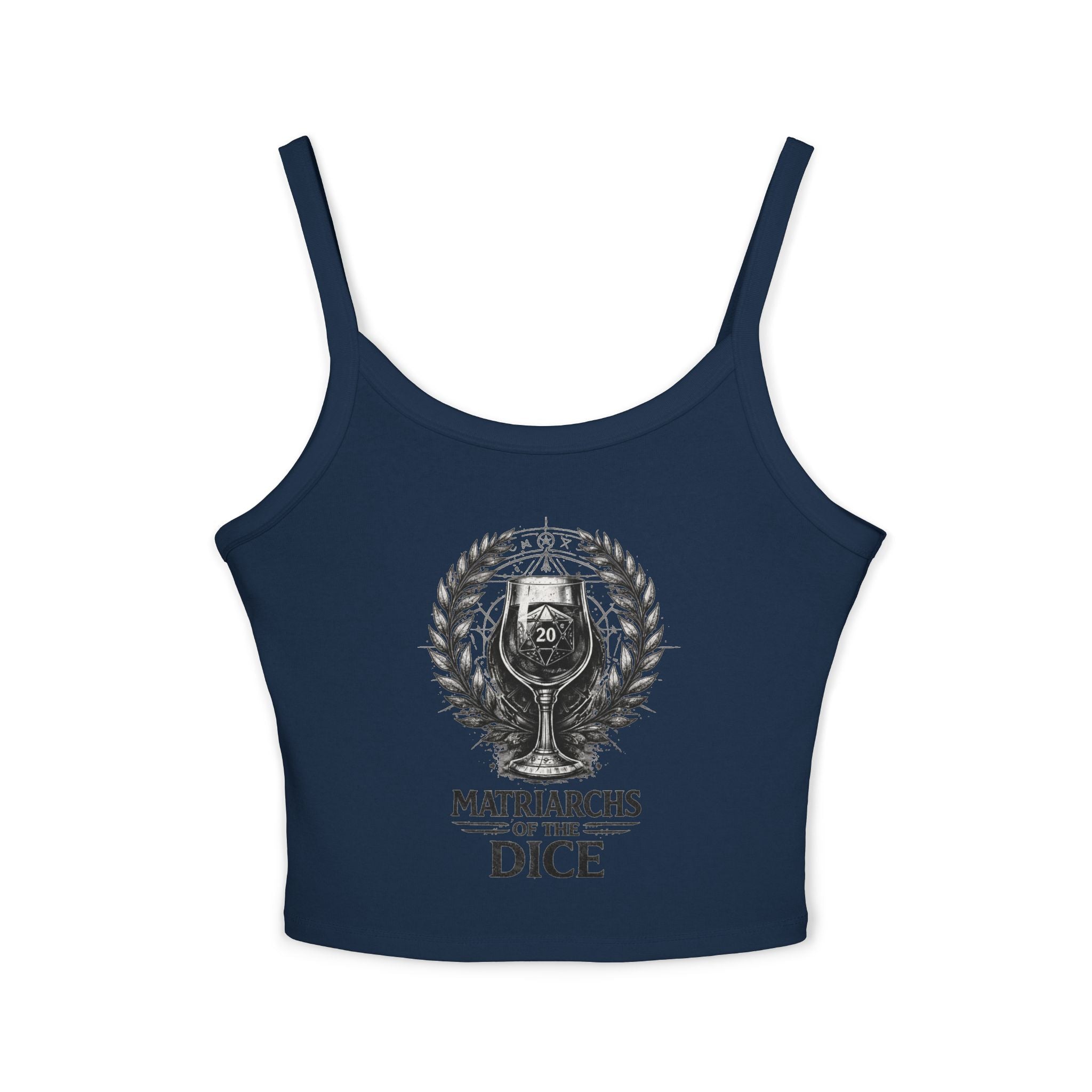 Matriarchs of Dice Tank Top | D20 Gaming Emblem, RPG Dice Graphic