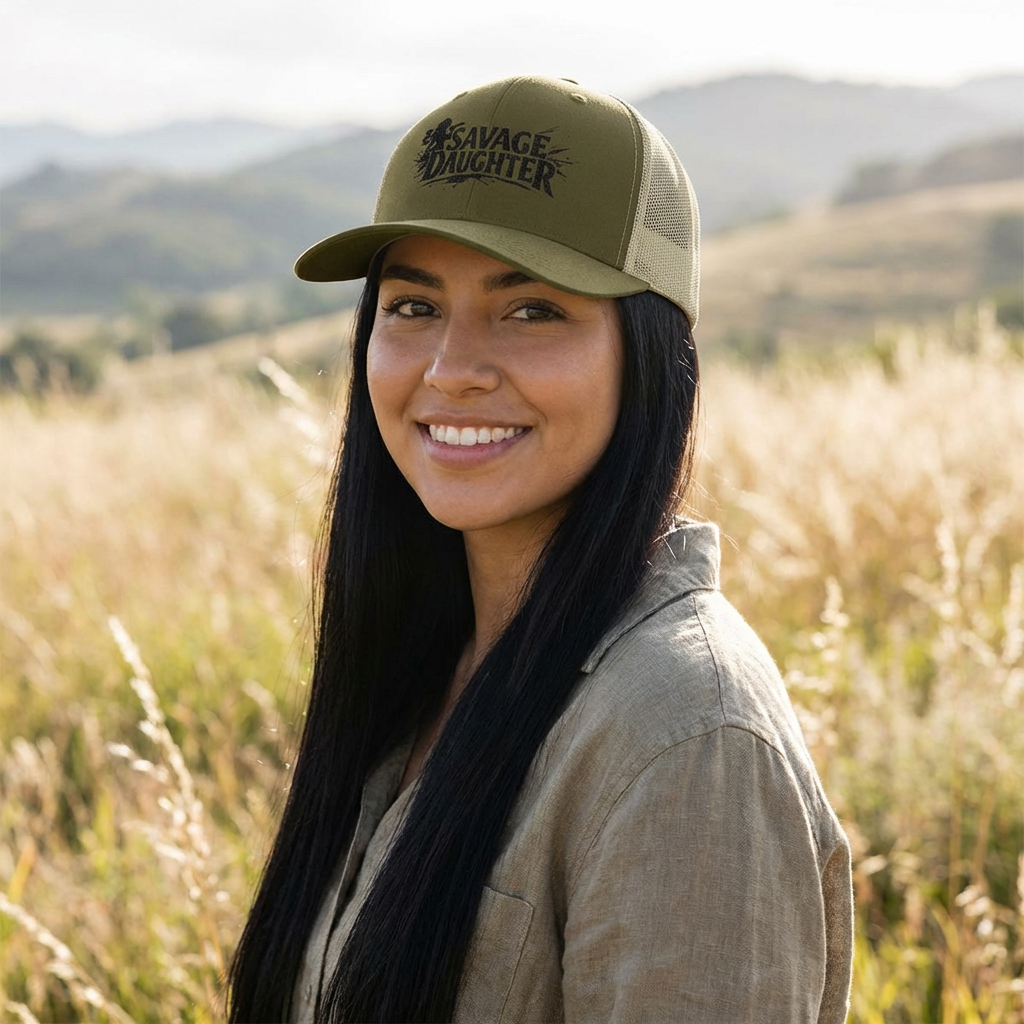 Savage Daughter Snapback Cap | Trucker Mesh Hat