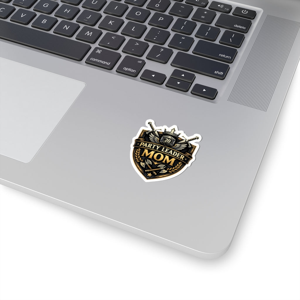 Party Leader Mom Sticker | D20 Gaming Crest, RPG Mom Decal