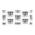 PC On Vacation Beach Towel | Palm Tree Logo Pattern