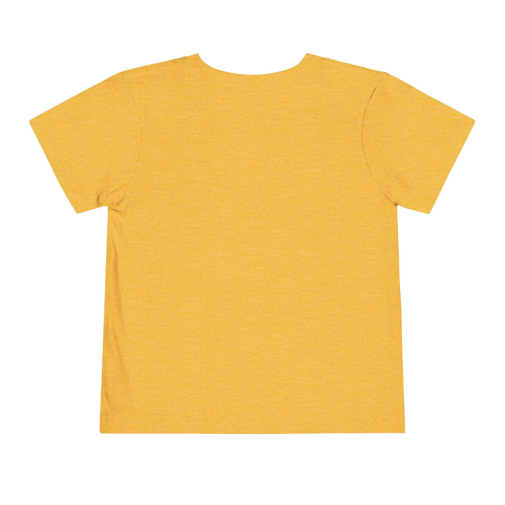 Dungeon Bunny Toddler Tee | Cute Black Bunny with Sword and Eggs