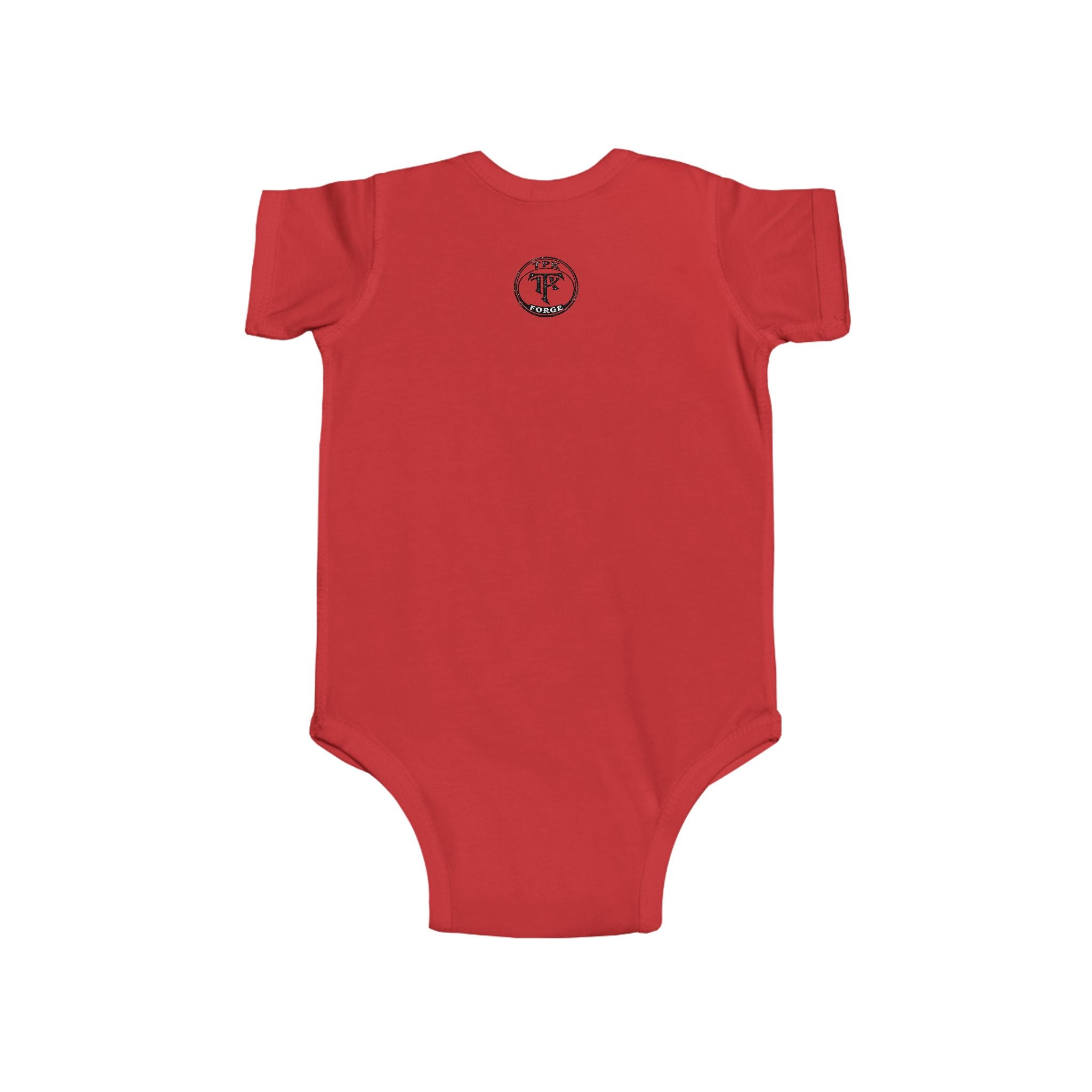 Savage Daughter logo Infant Bodysuit | Baby Onesie with Black Graphic