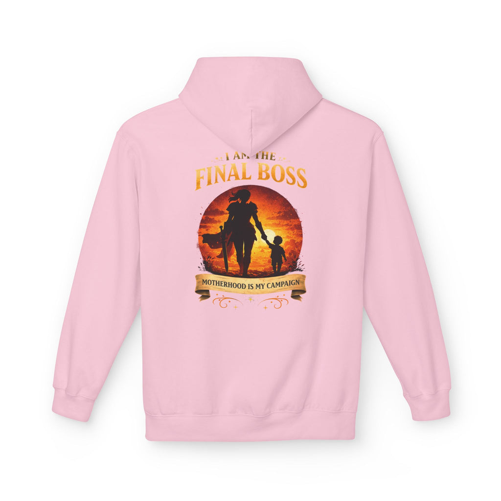 Motherhood Final Boss Hoodie — "Motherhood Is My Campaign" Graphic Hoodie