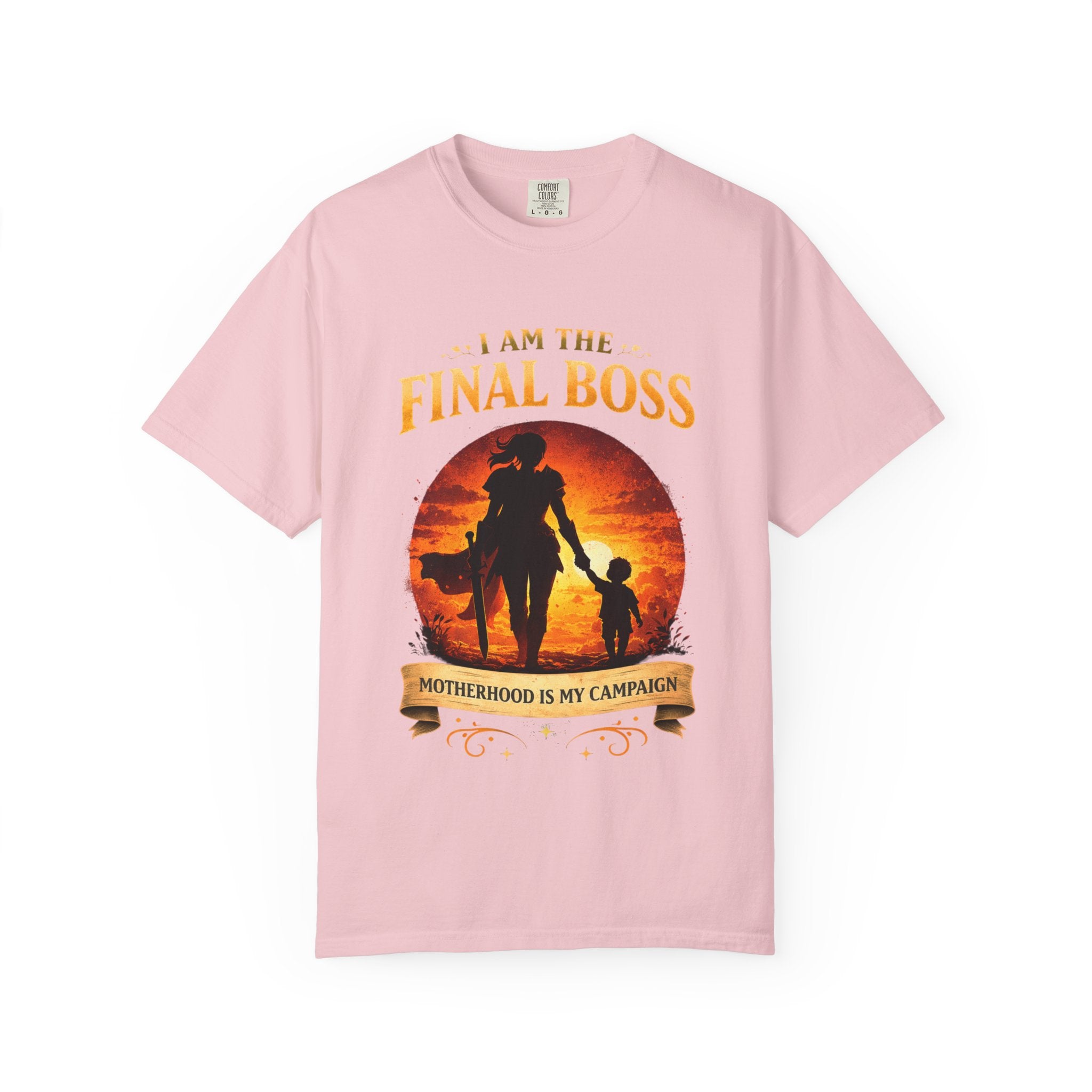T‑Shirt — "I Am The Final Boss: Motherhood Is My Campaign" Graphic Tee