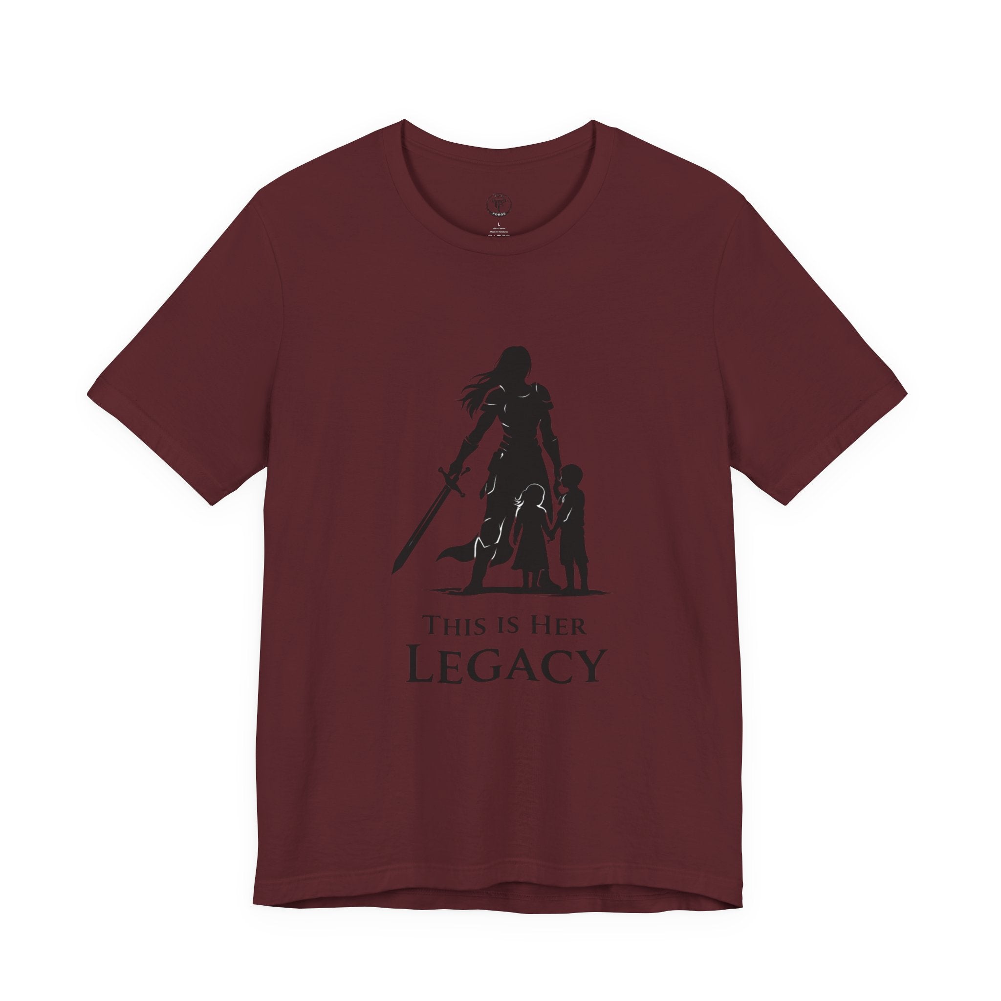 Warrior Mom Shirt – This Is Her Legacy – Strong Mother Gift – Fantasy Woman Tee – Powerful Mom Apparel – Mother’s Day Gift Idea